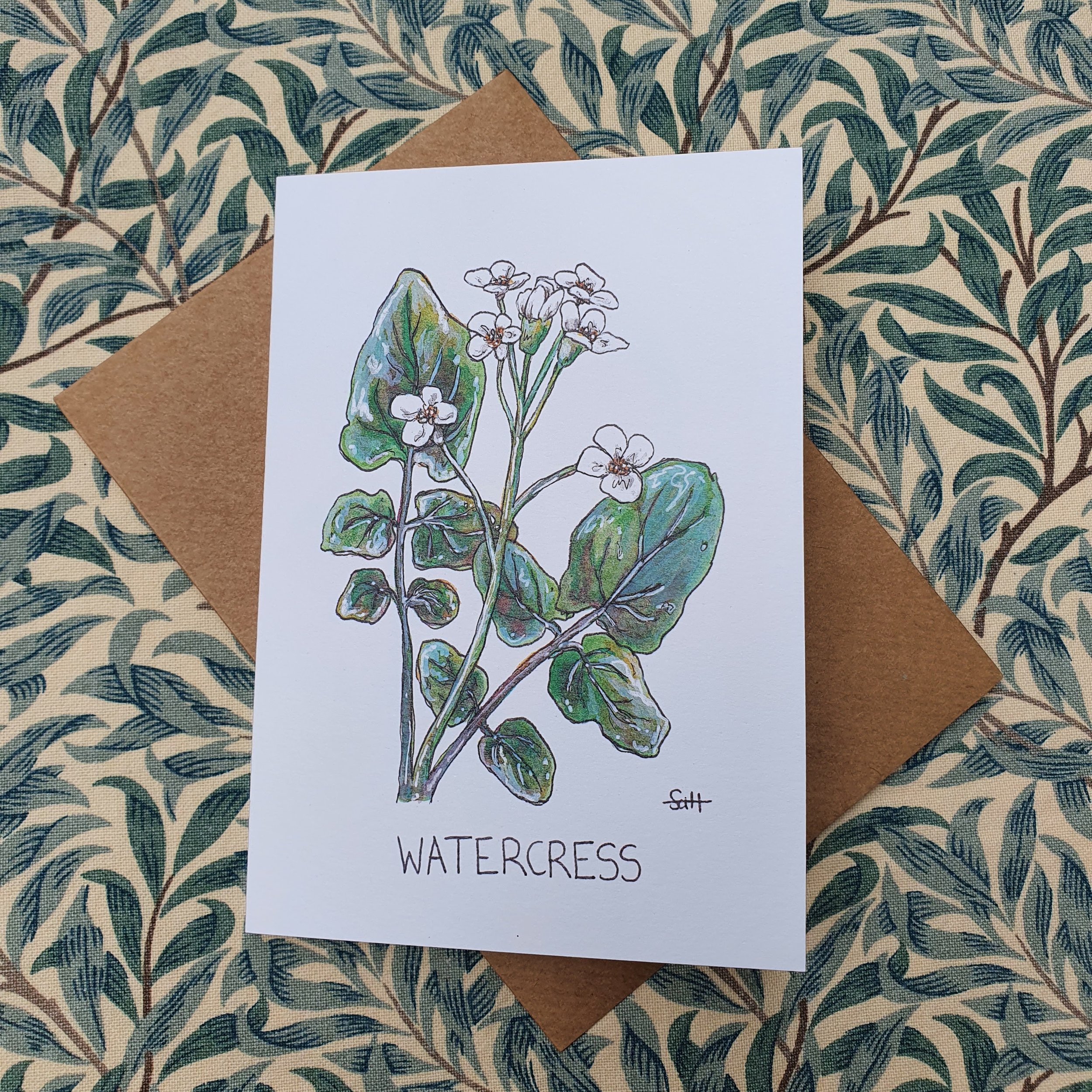 Watercress Greetings Card