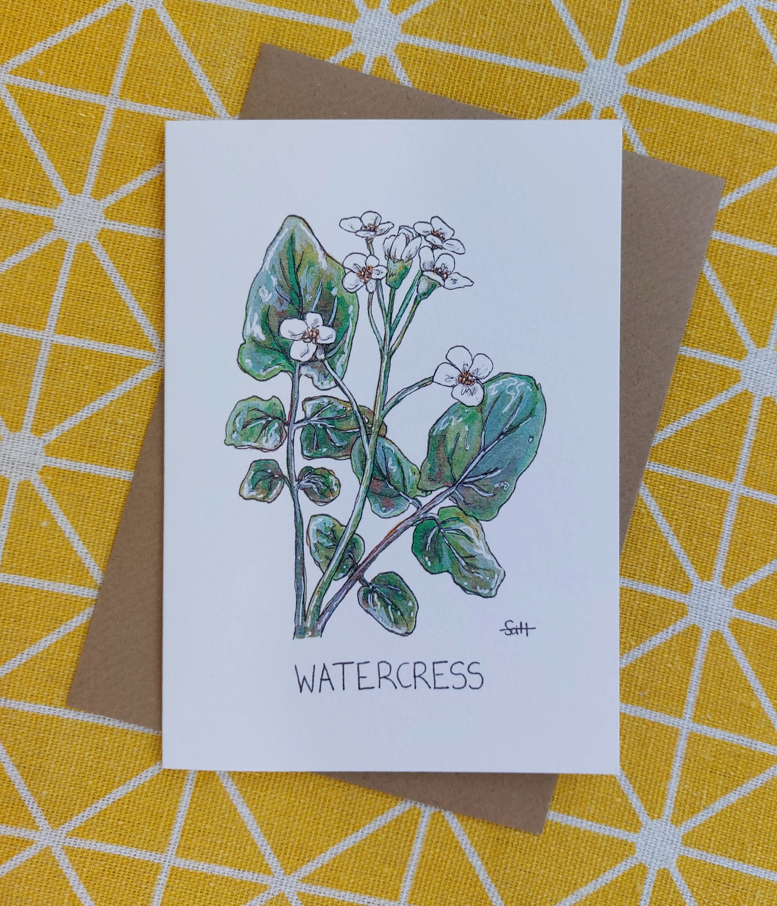 Watercress Greetings Card