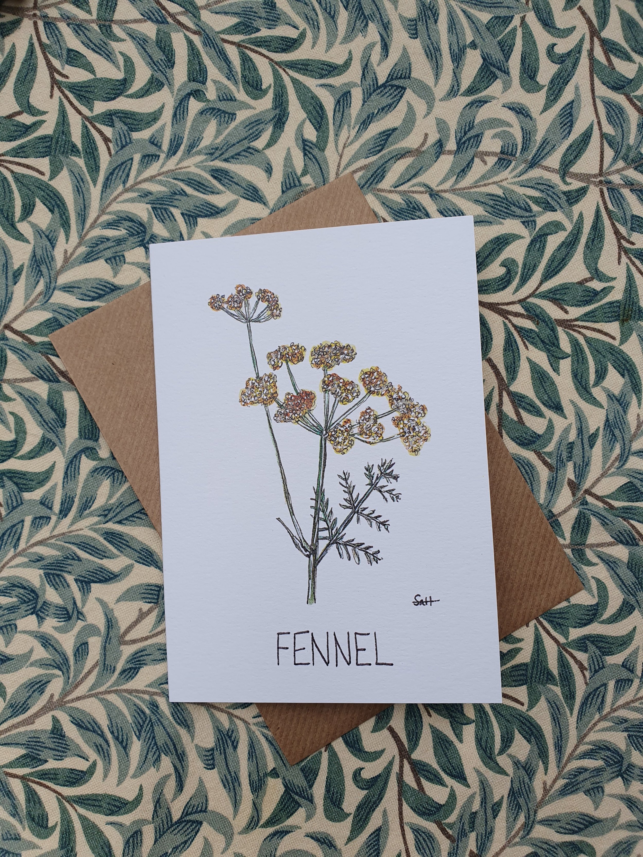 Fennel Greetings Card
