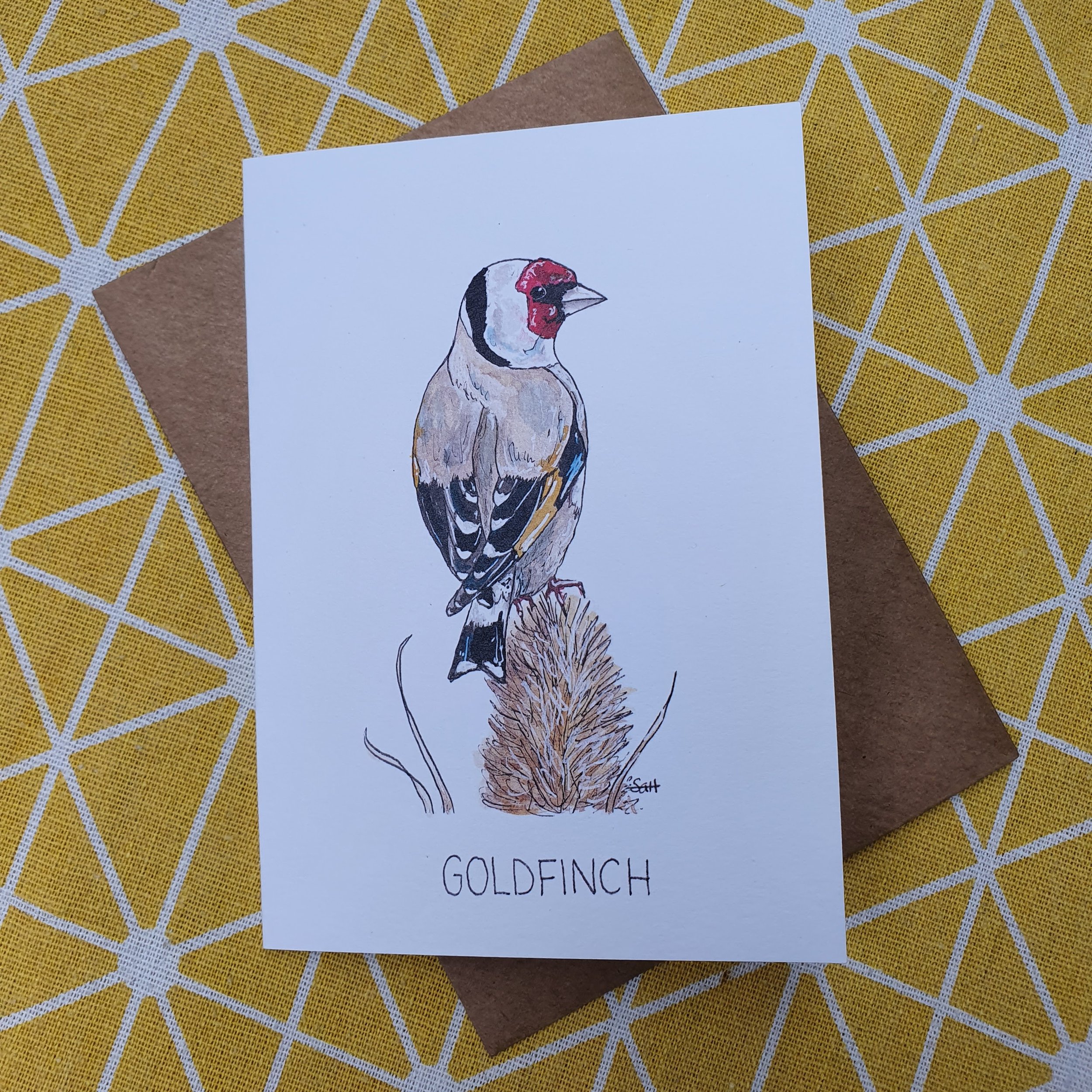 Goldfinch Greetings Card