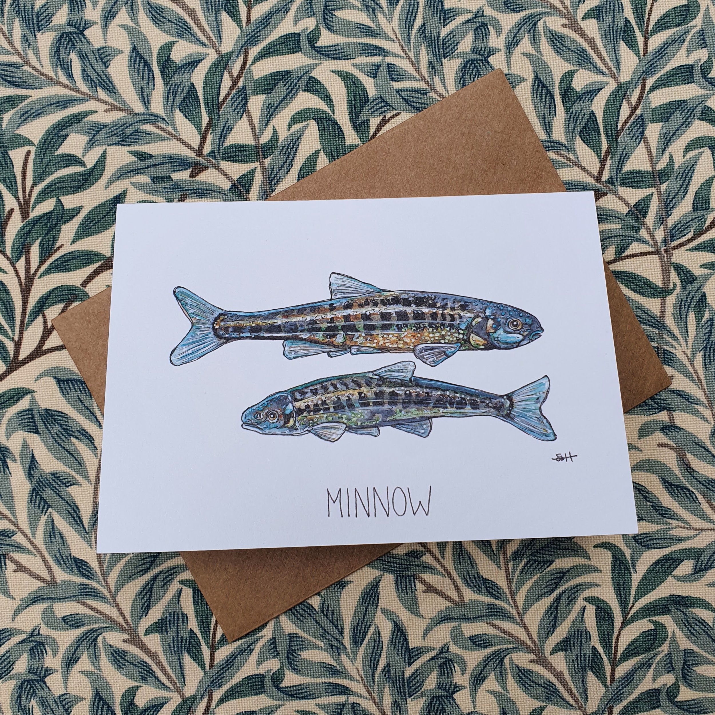 Minnow Greetings Card
