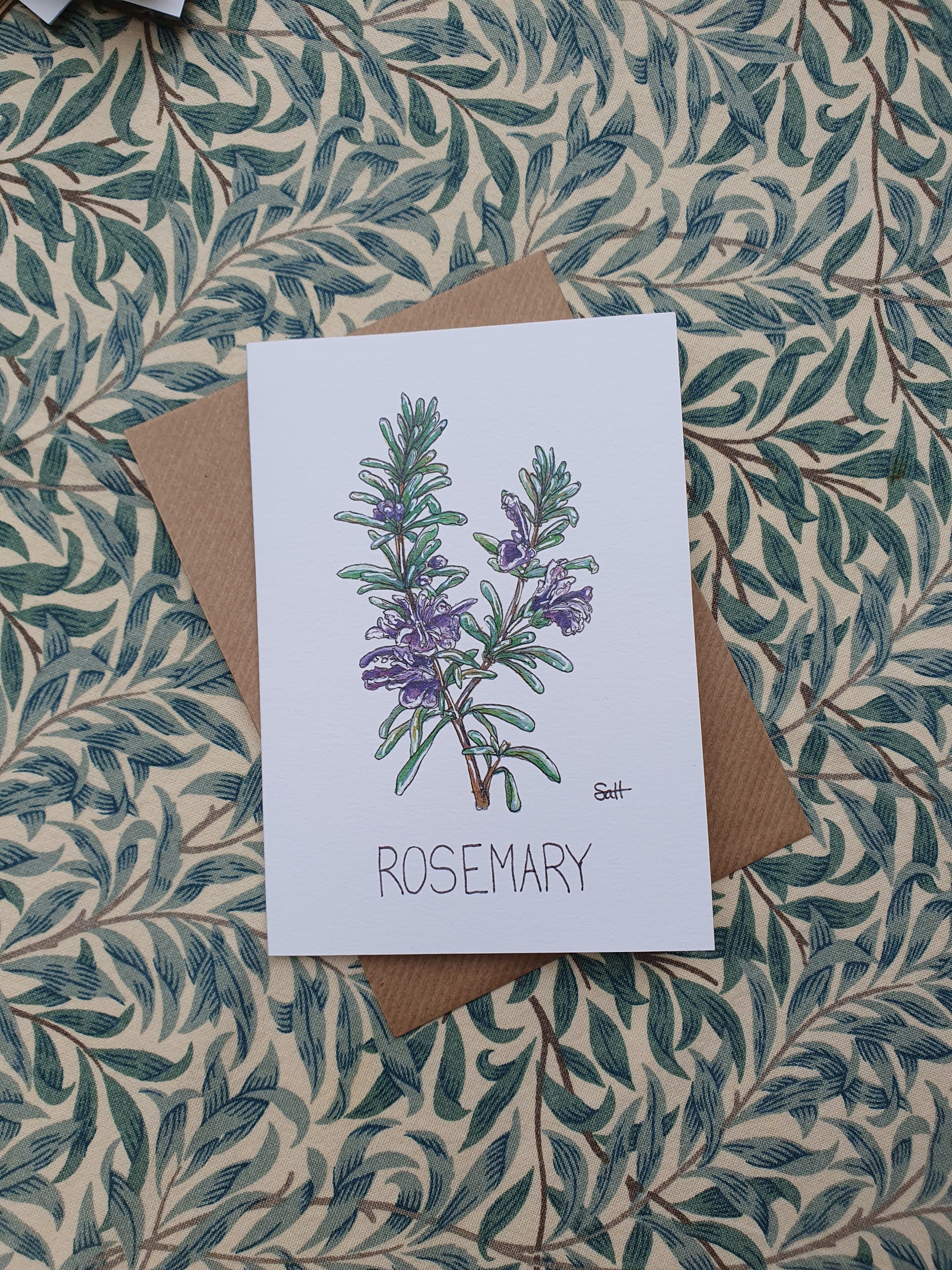 Rosemary Greetings Card