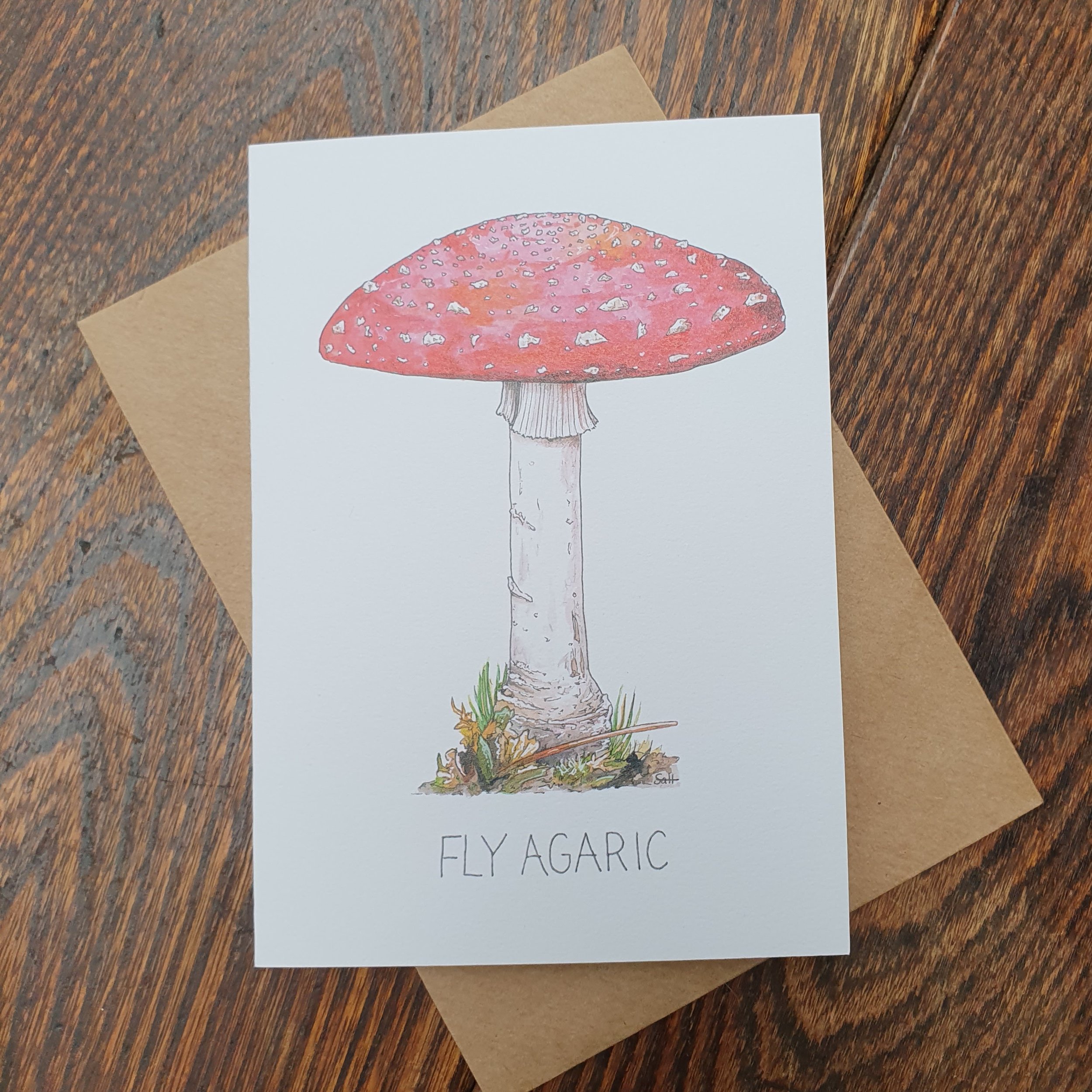 Fly Agaric Greetings Card