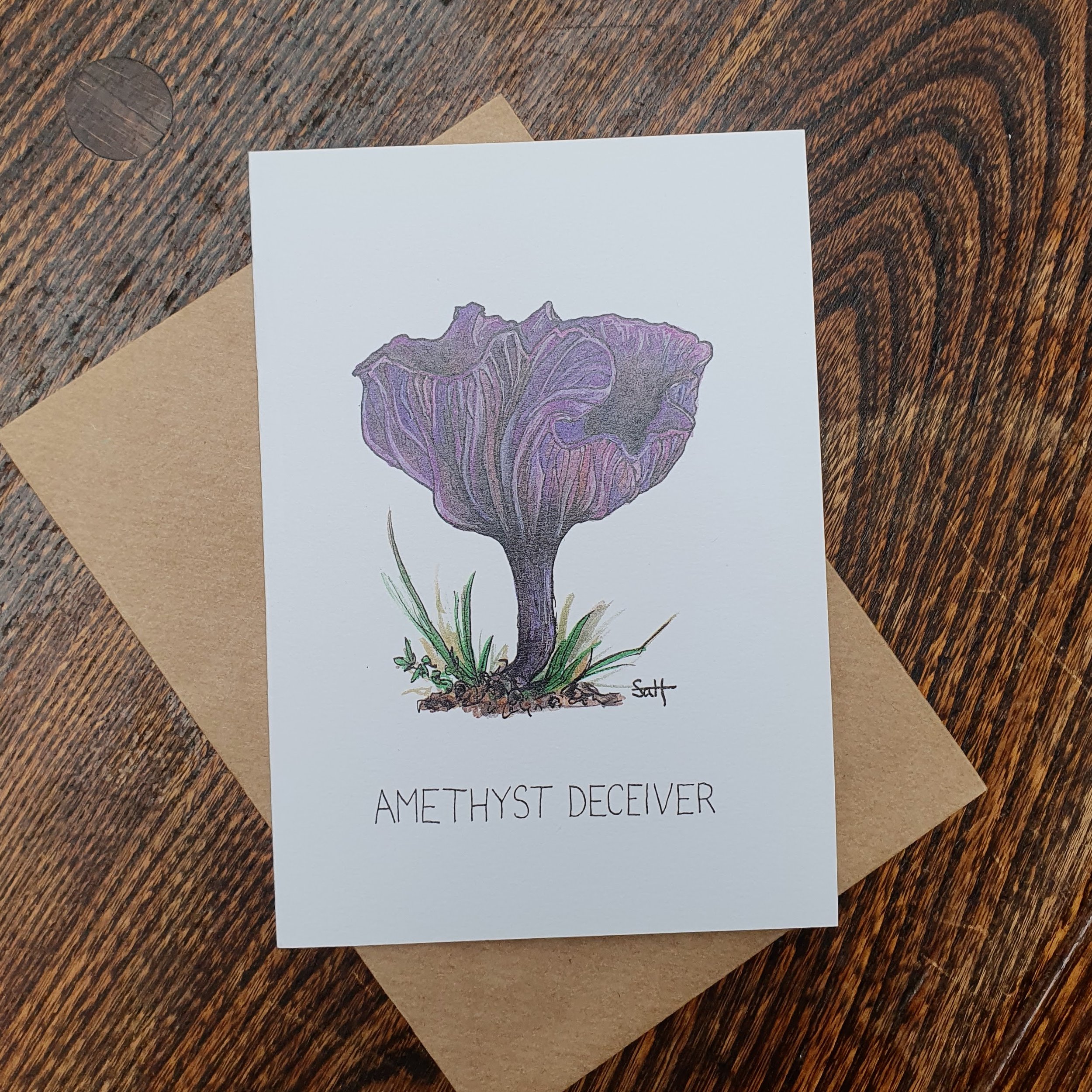 Amethyst Deceiver Greetings Card
