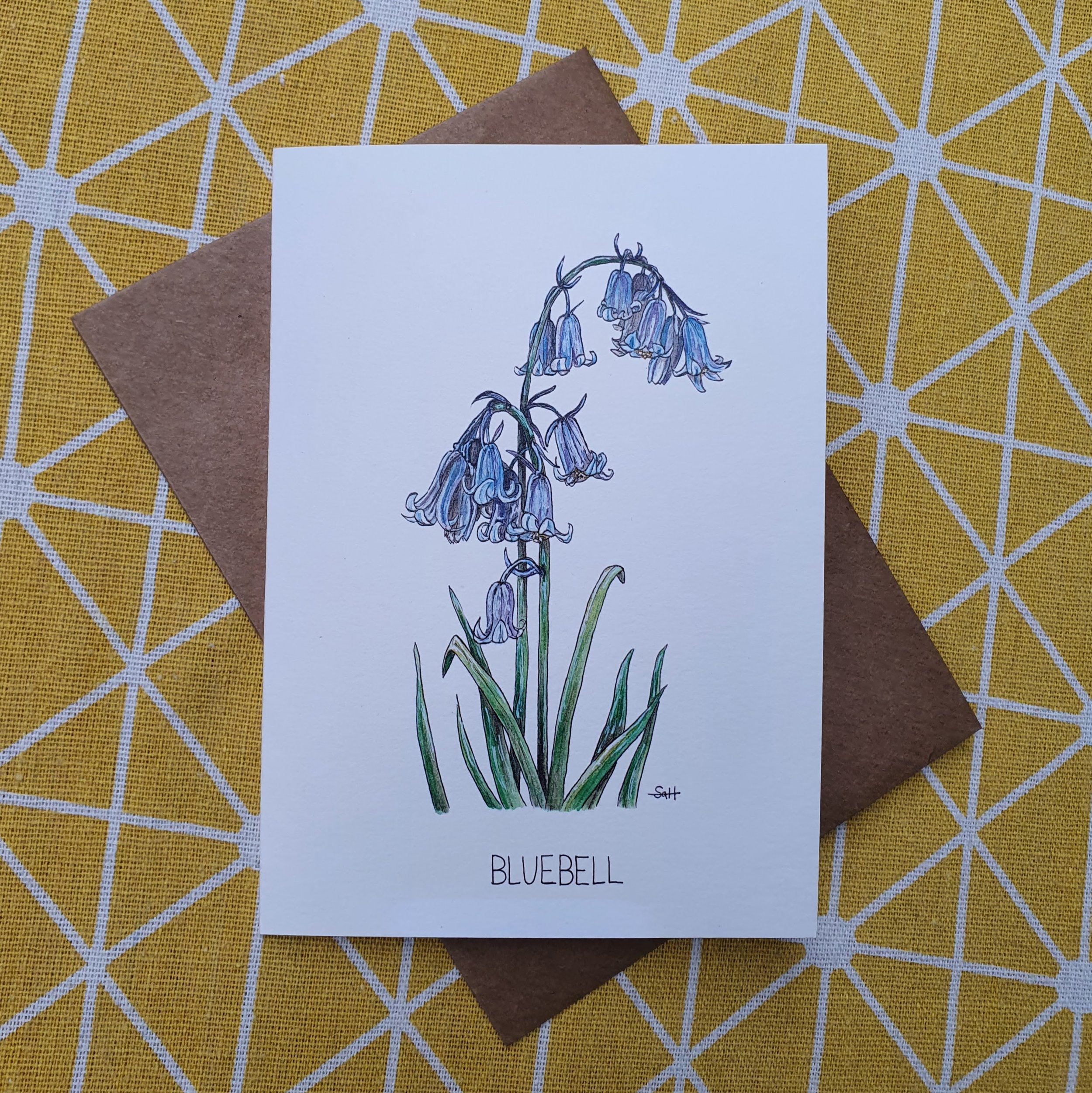 Bluebell Greetings Card