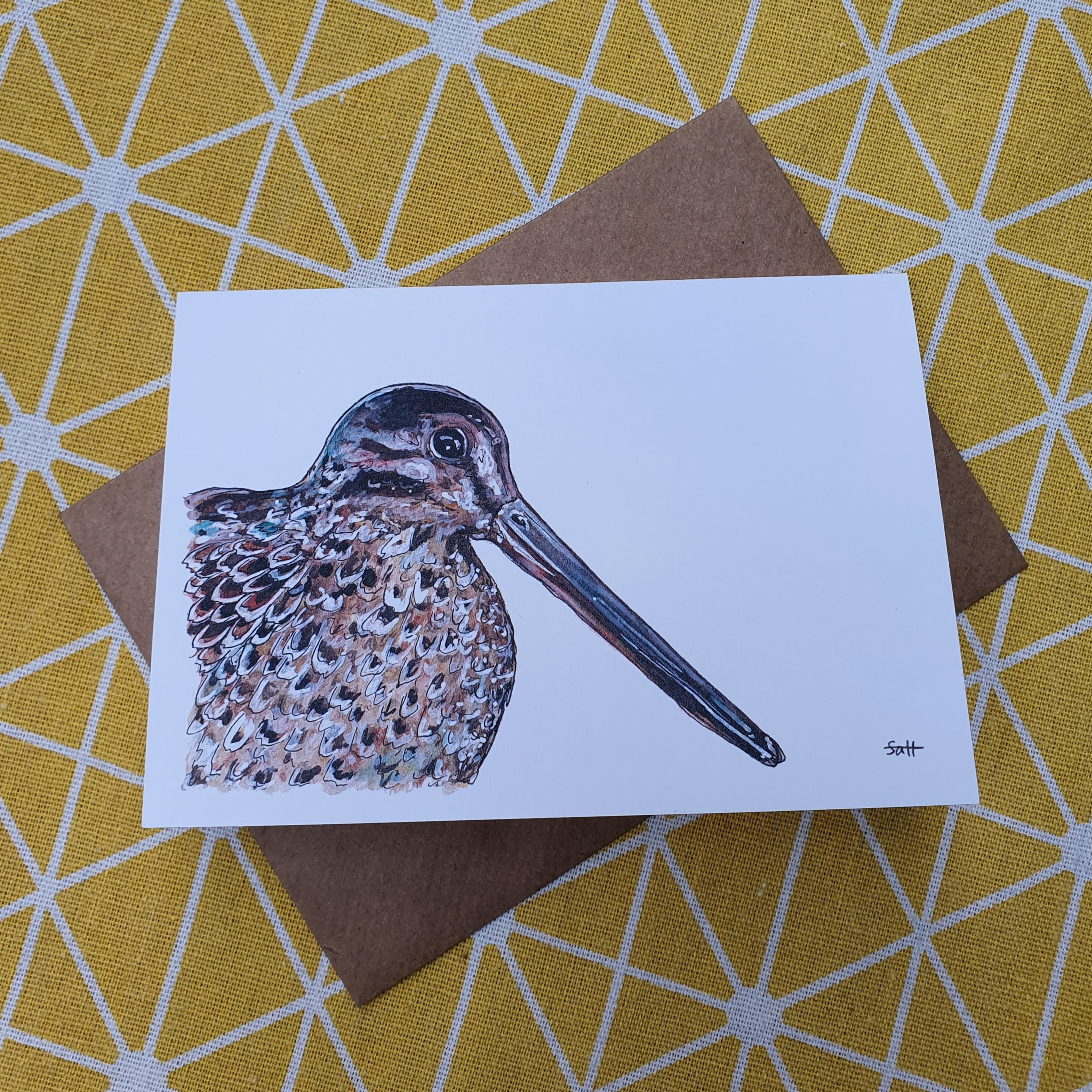 Snipe Greetings Card