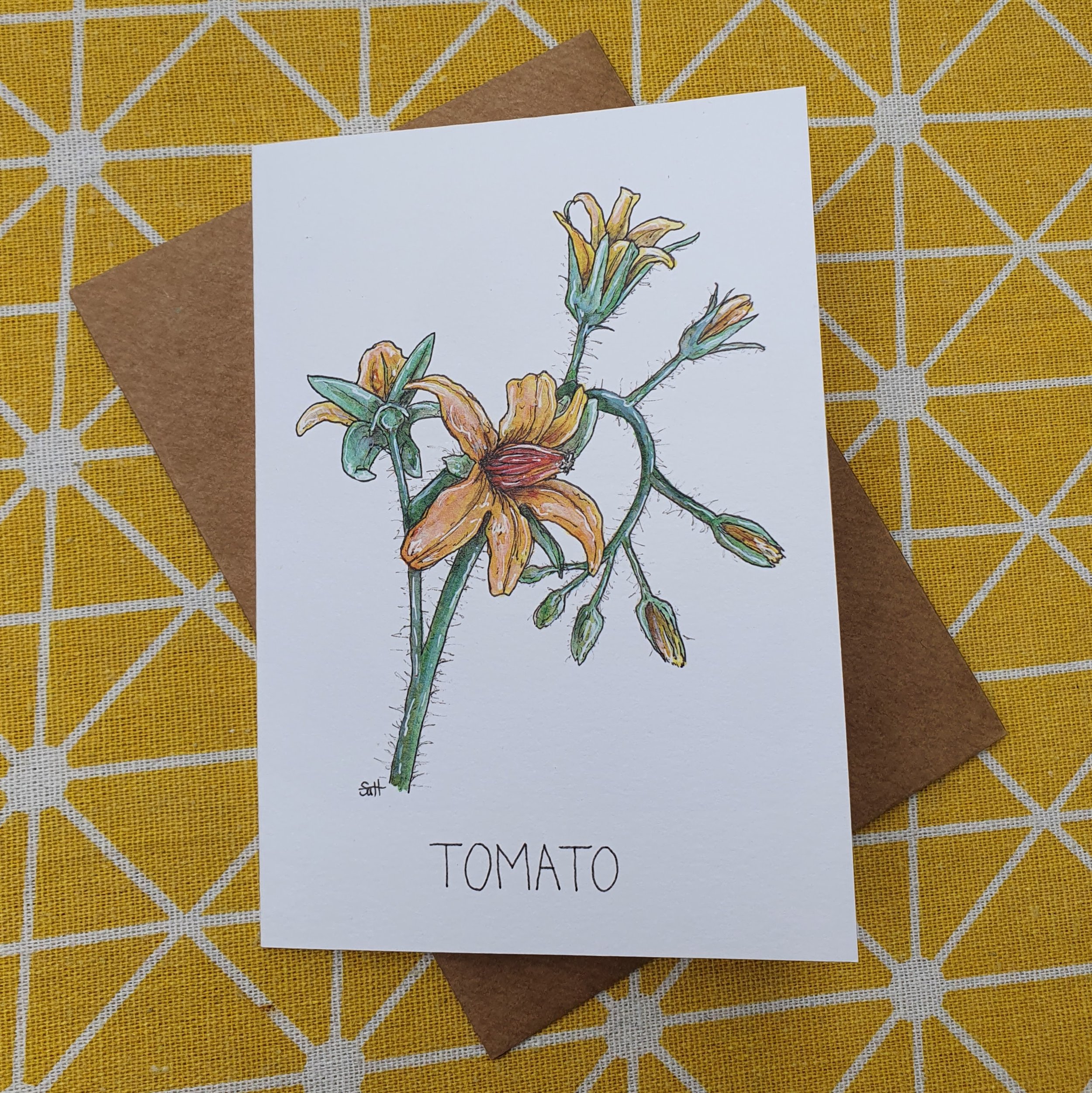 Tomato Greetings Card