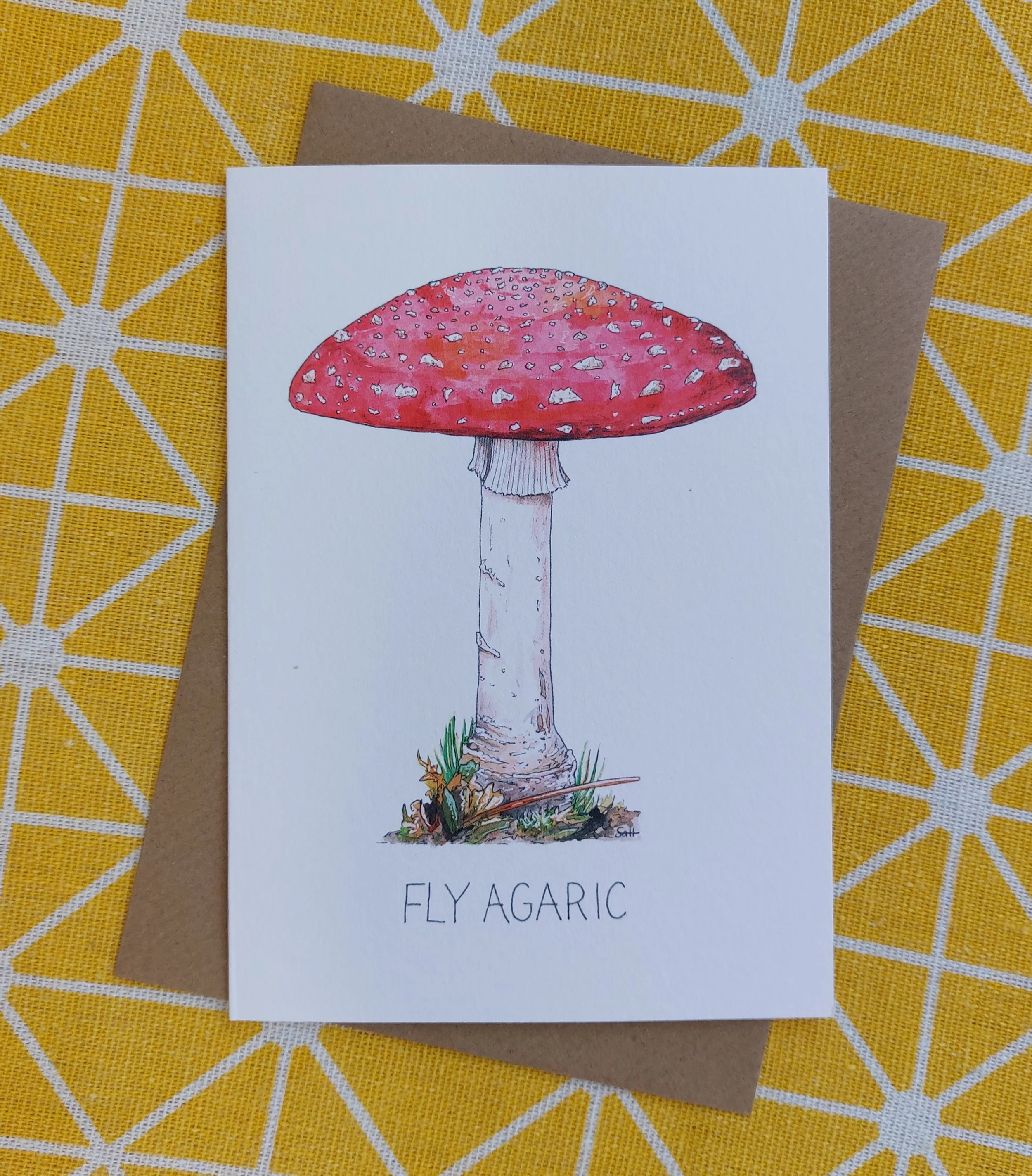 Fly Agaric Greetings Card