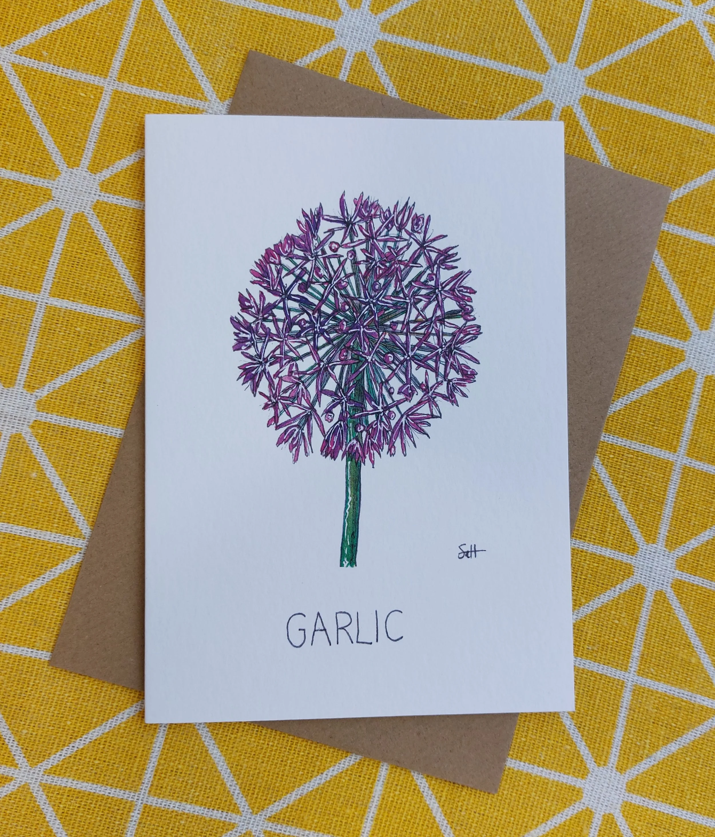 Garlic Greetings Card
