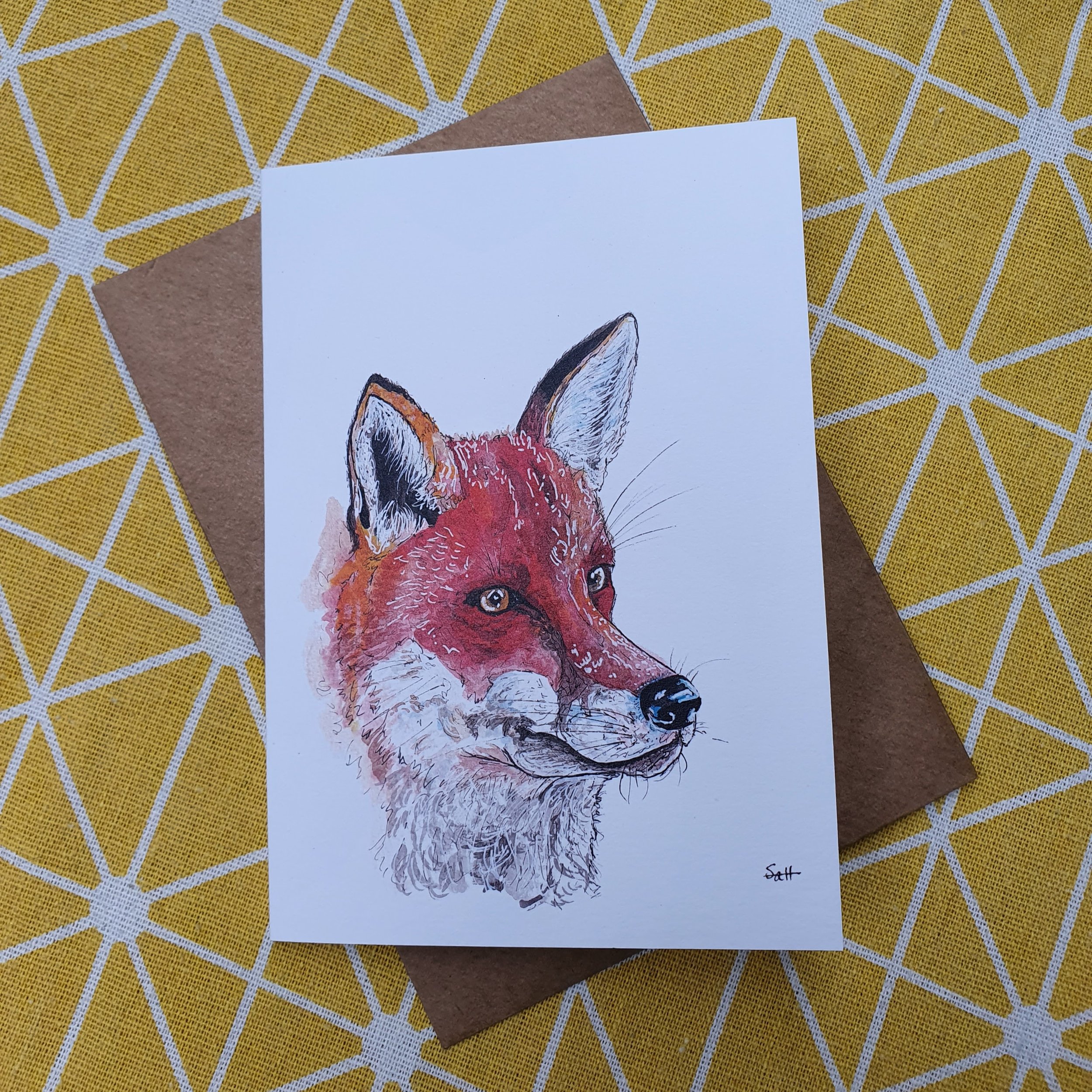 Fox Greetings Card