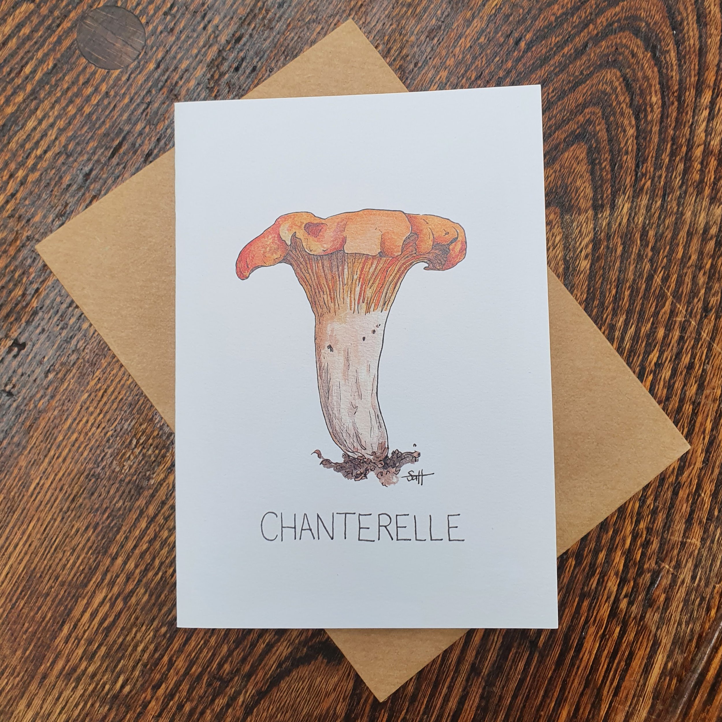 Chanterelle Greetings Card