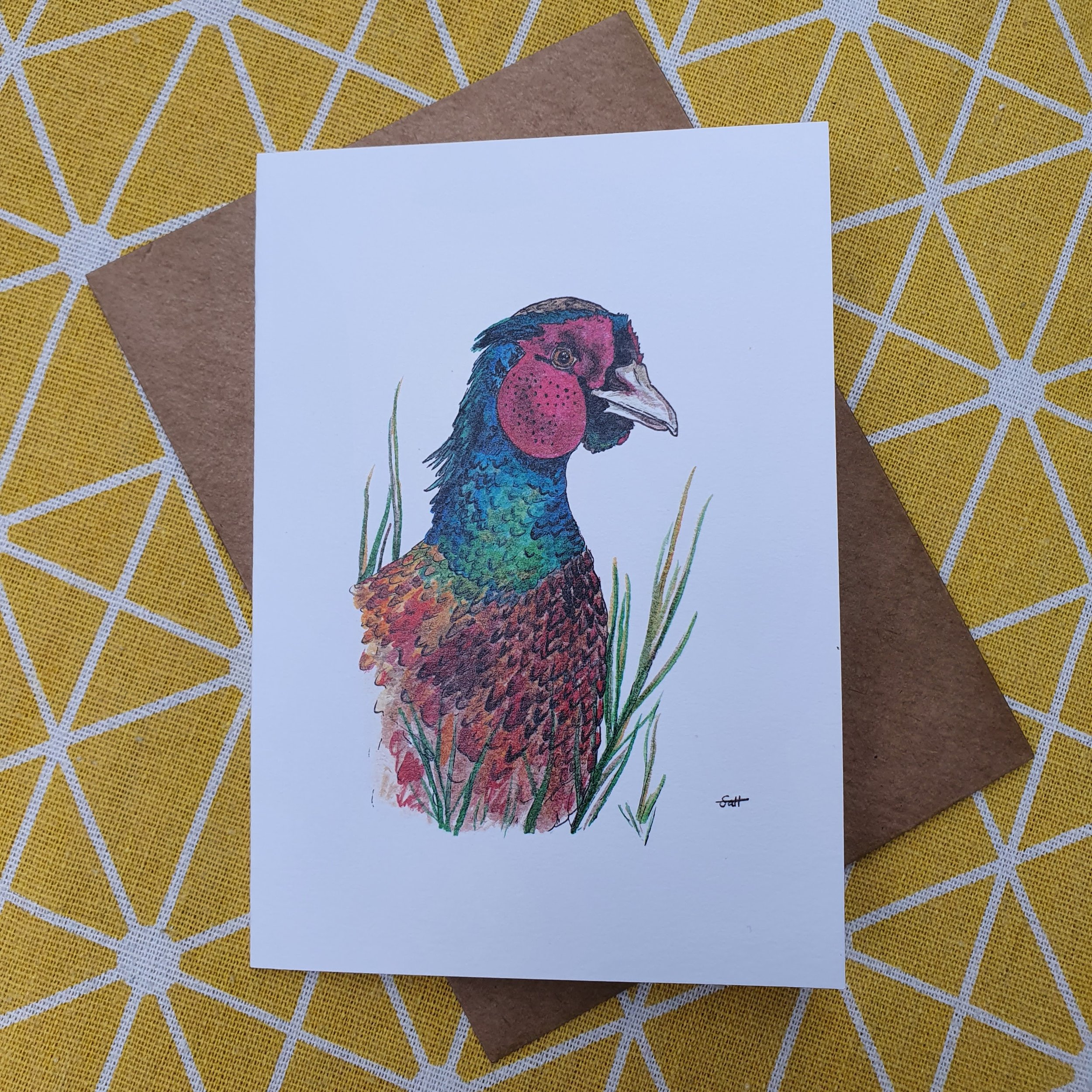 Pheasant Greetings Card