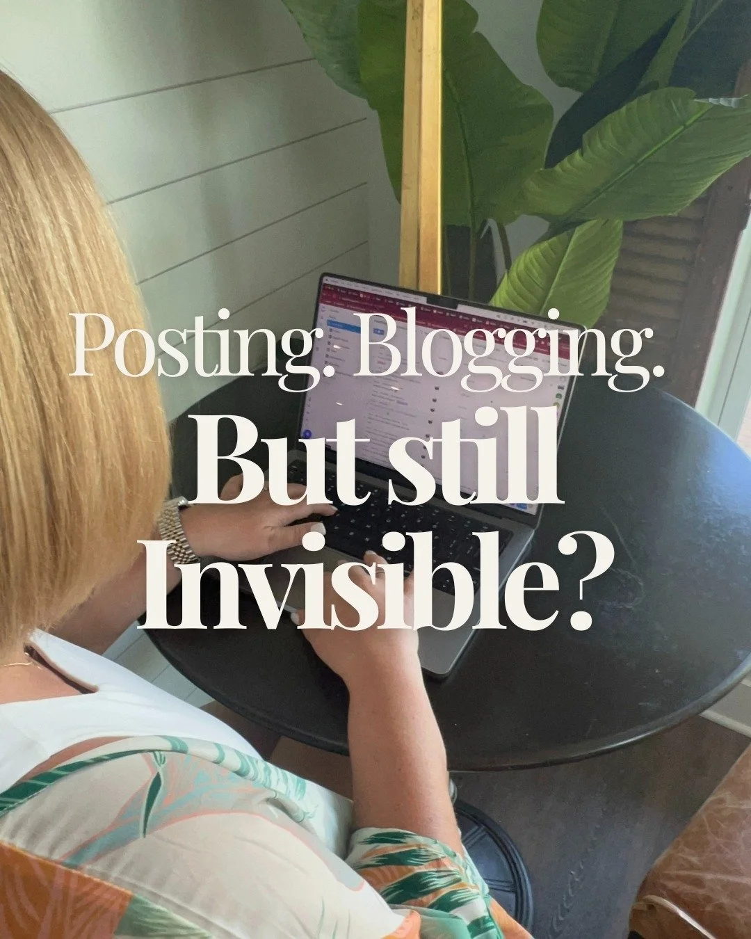 You&rsquo;re posting. You&rsquo;re blogging.
But still not getting seen?

It&rsquo;s not that your content isn&rsquo;t good.
It&rsquo;s that AI has changed how people find businesses.

More and more, they&rsquo;re asking ChatGPT or looking at Google&