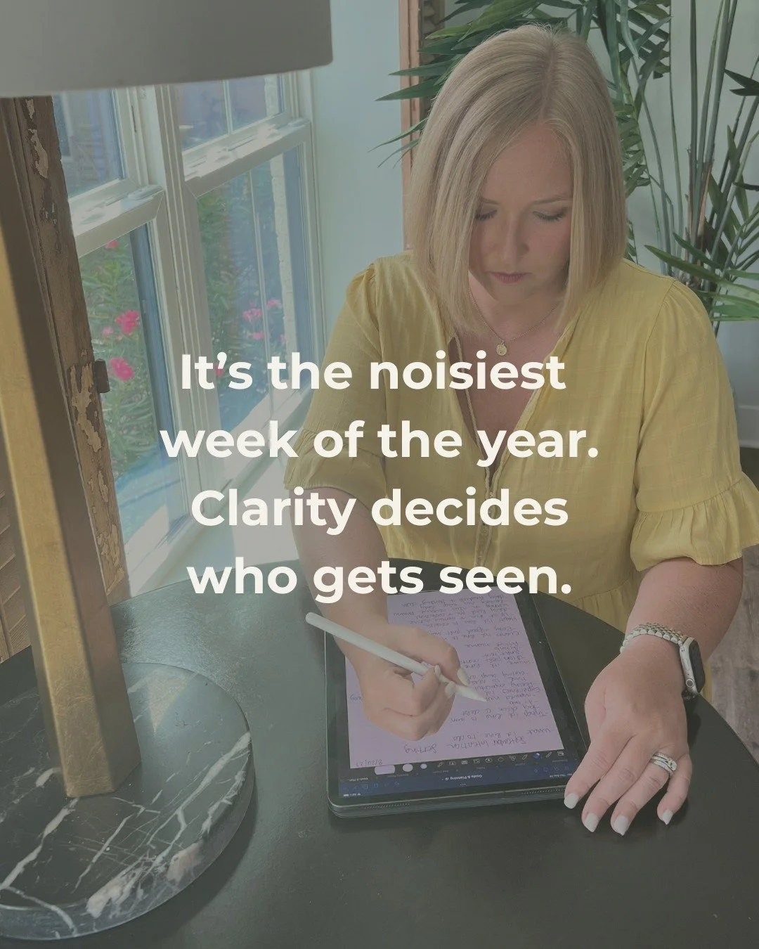 This week is a lot. Everyone&rsquo;s shouting, selling, posting nonstop.

And in reality, most of it gets ignored.

People don&rsquo;t want louder right now. They want clearer.

If your message feels even a little confusing, humans scroll past you&he