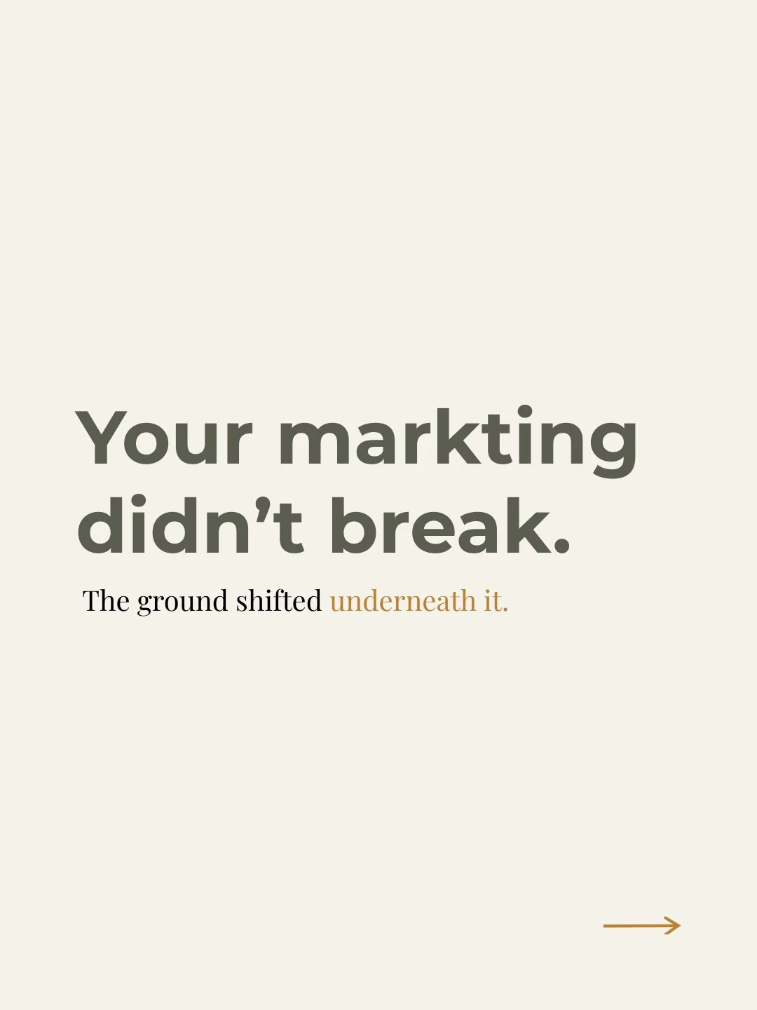 Lately I've been hearing the same thing from founders:
"Nothing changed but the our traffic is down and leads dried up."

Their marketing didn't break. Search absorbed the click before they ever 
got a chance to show up.

Search has shifted