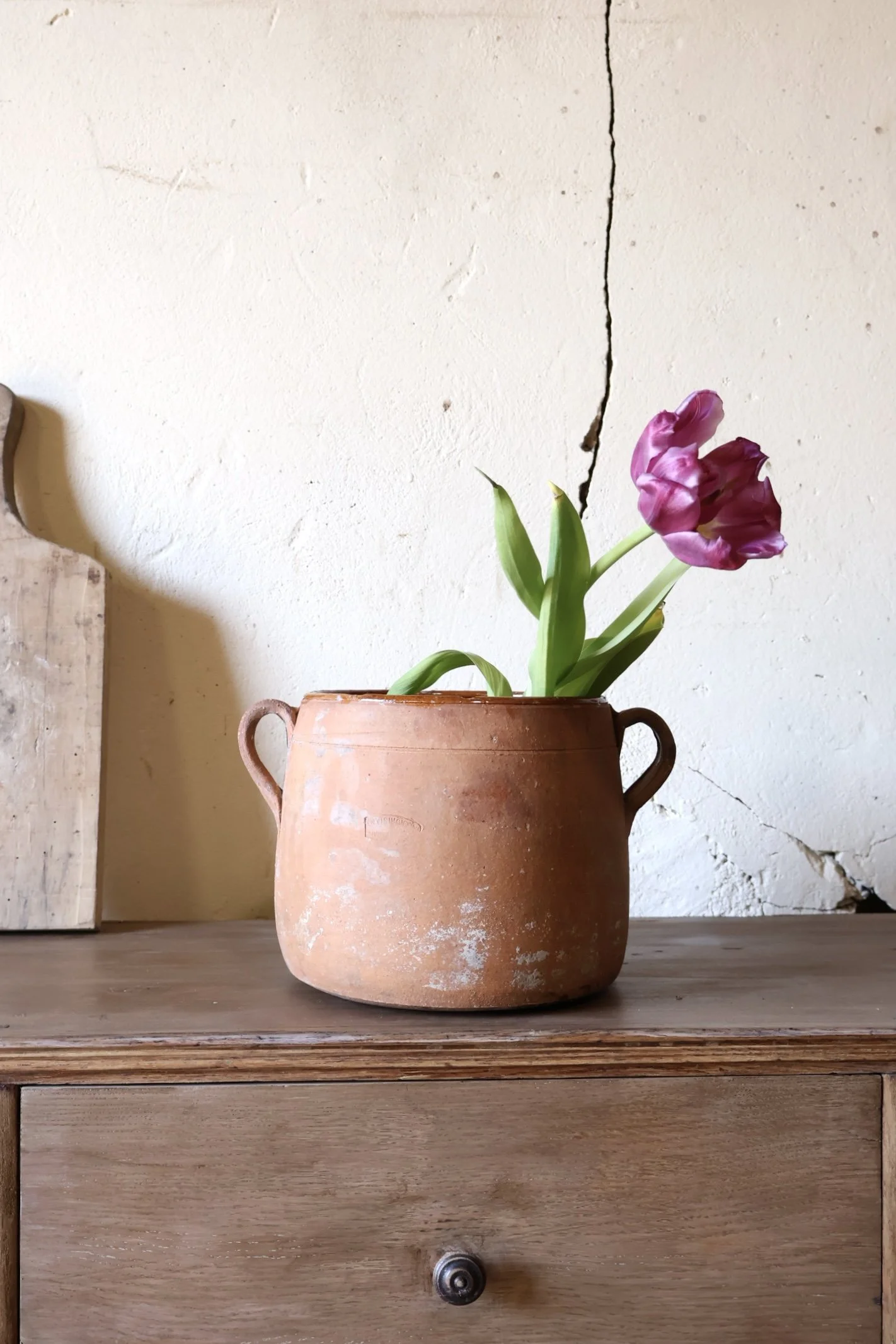 Pot rustique avec anses