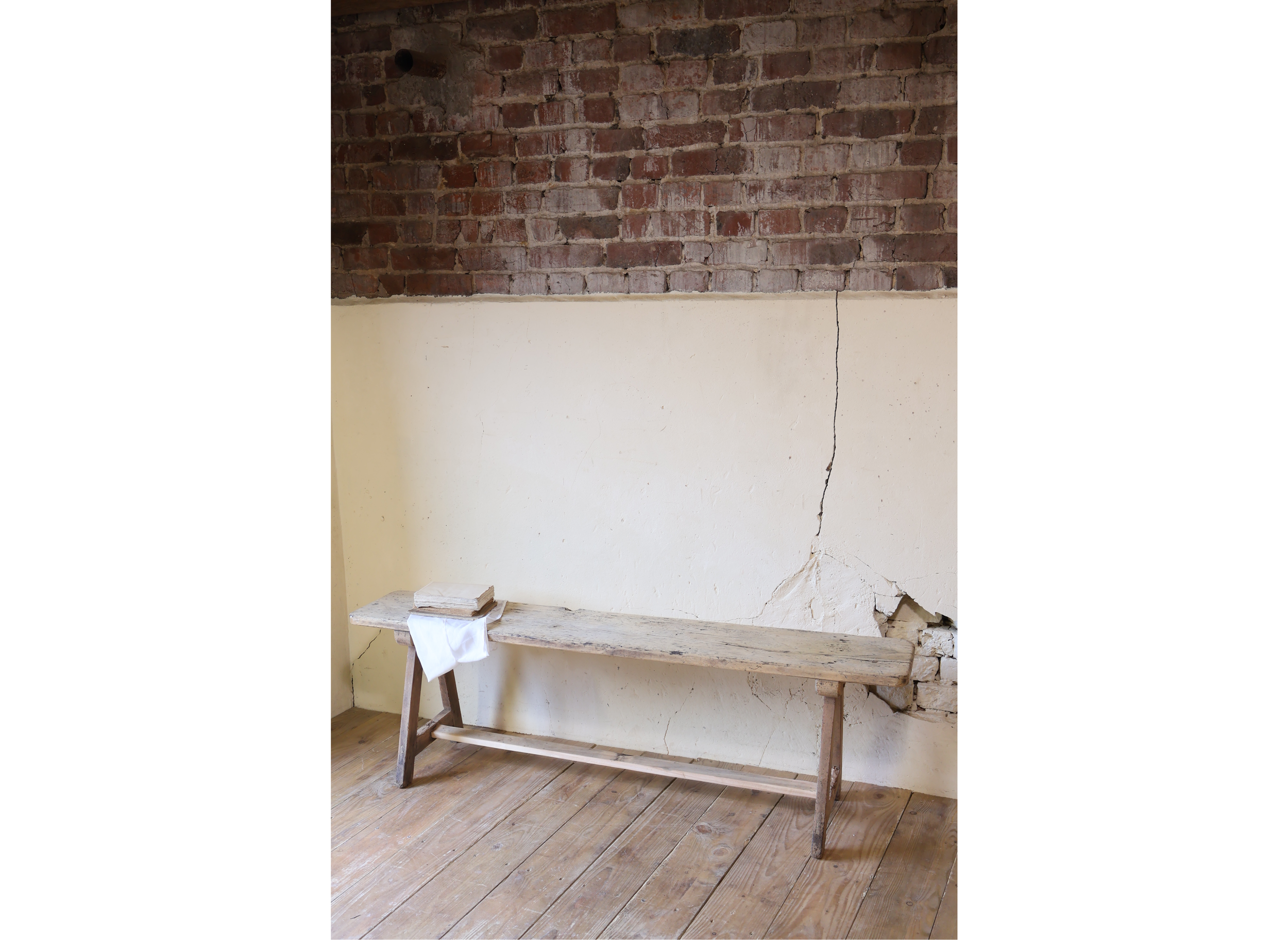 Banc de ferme rustique