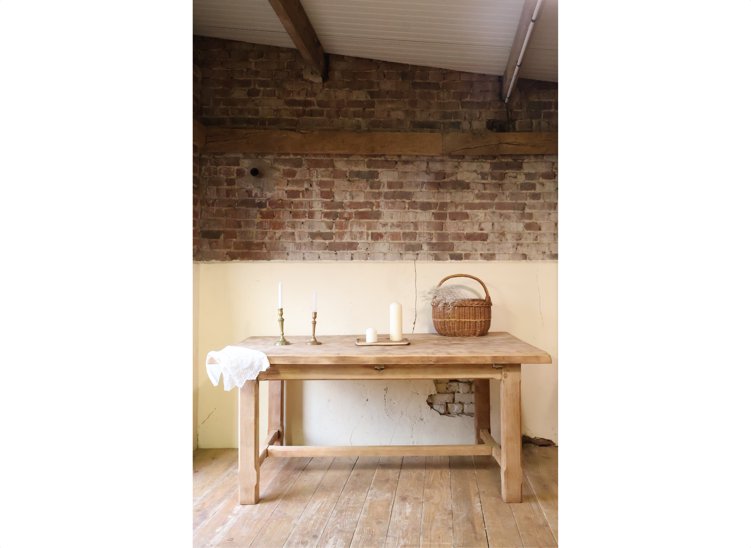 Table de ferme authentique 6/8 pers