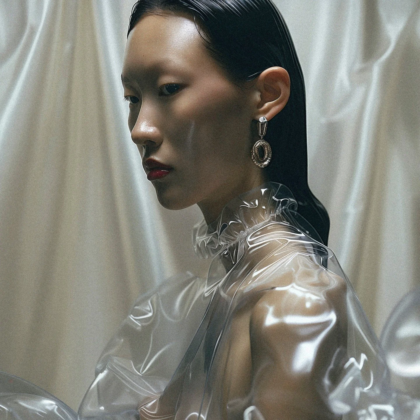 plastic dream @visualplayground.ai #aiart #aiartcommunity #aiartist #beautyeditorial #vinylcommunity