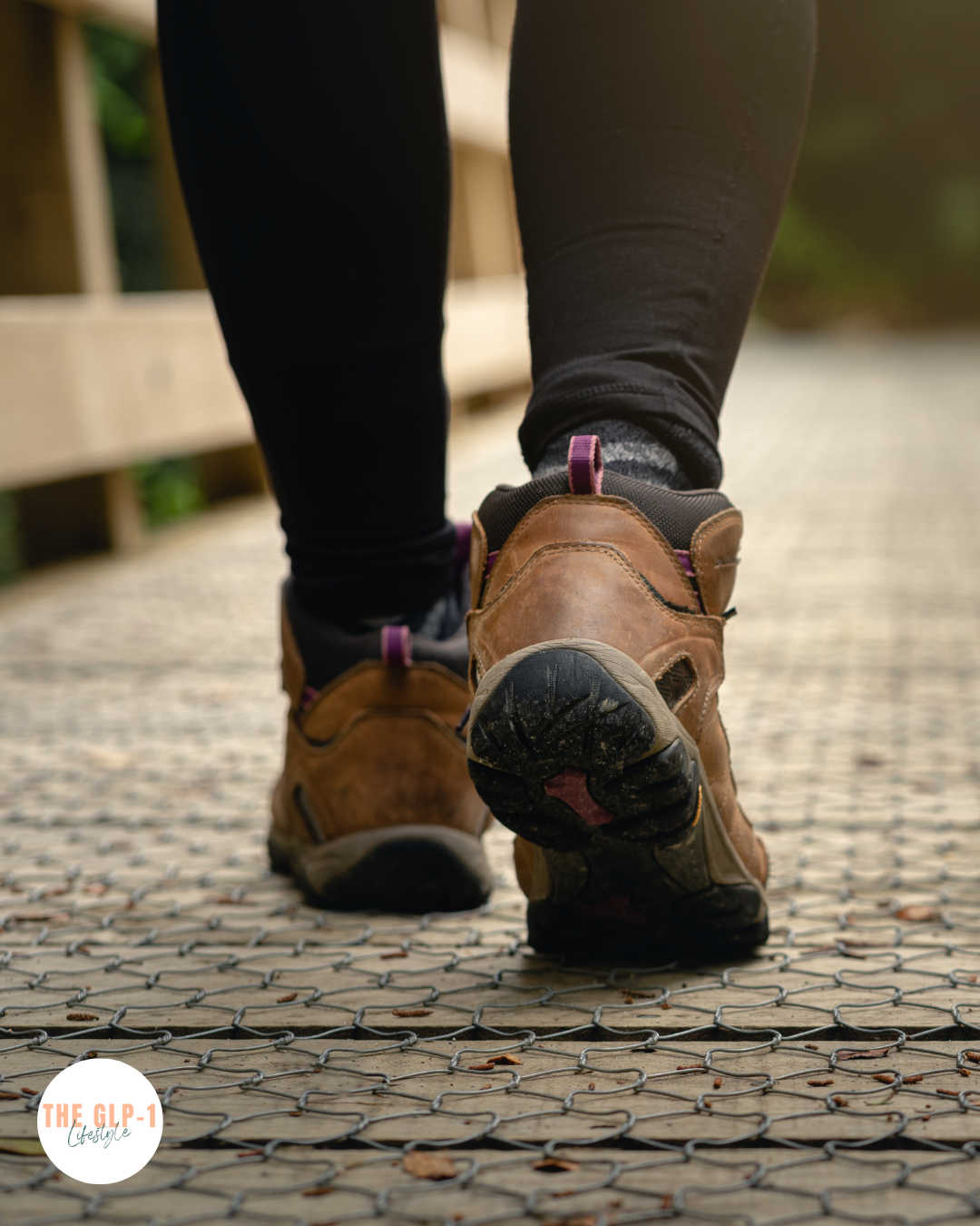 Person walking on GLP-1 medication