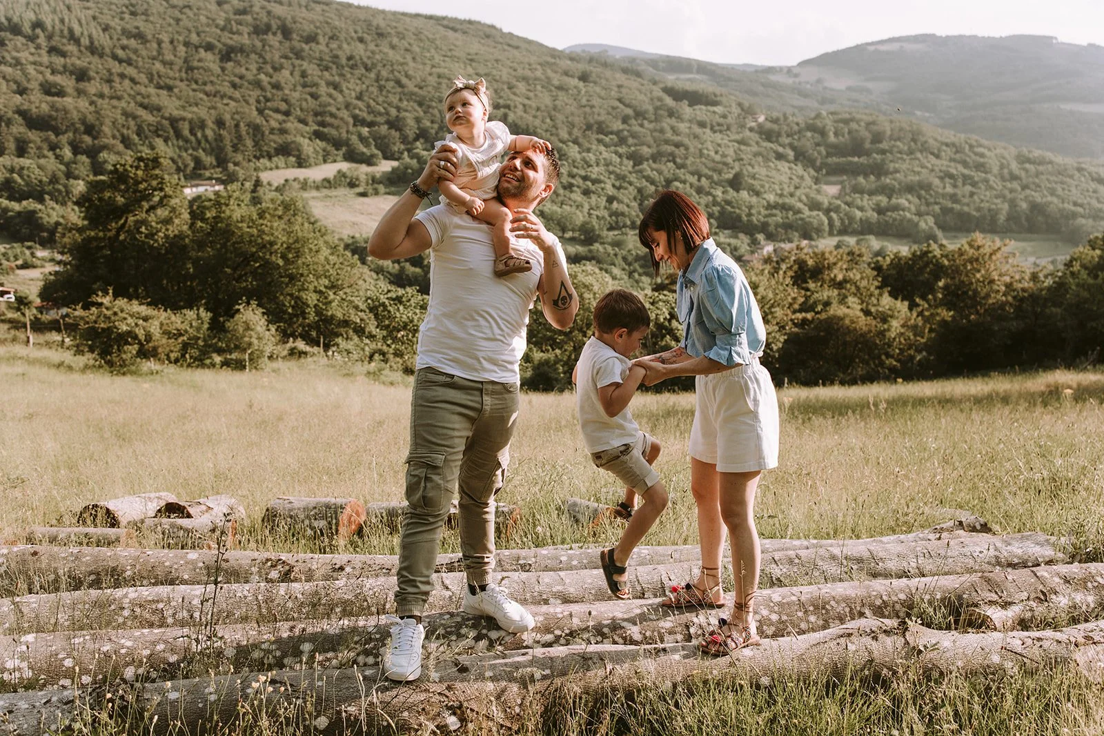 séance famille montagne lifestyle