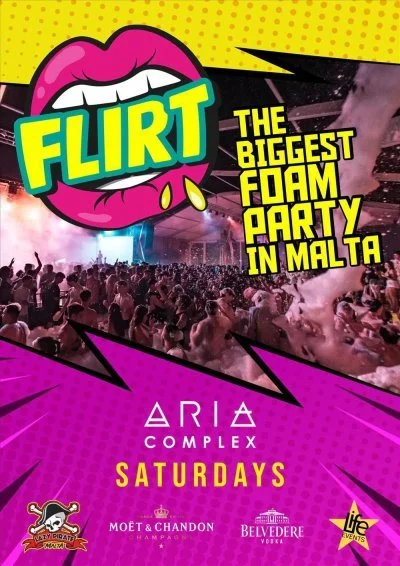 FLIRT  : LA PLUS GROSSE MOUSSE PARTY