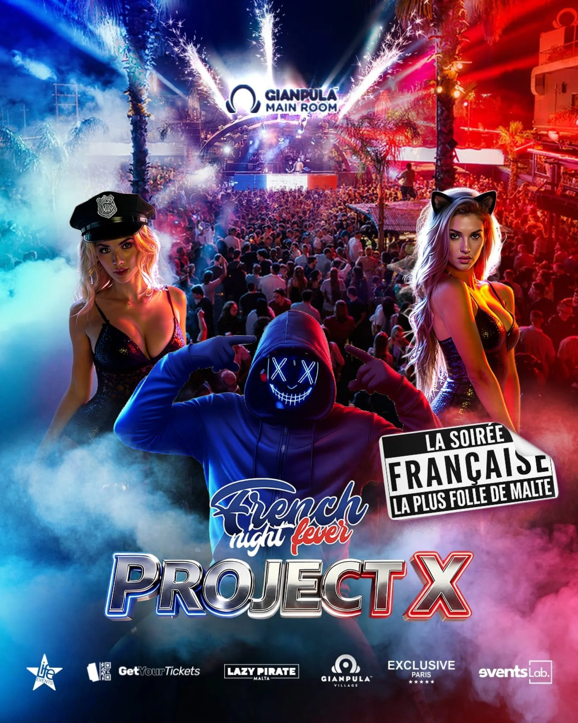 French Night Fever - Projet X - Gianpula Village 
