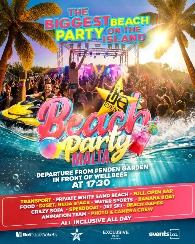 beach party malta