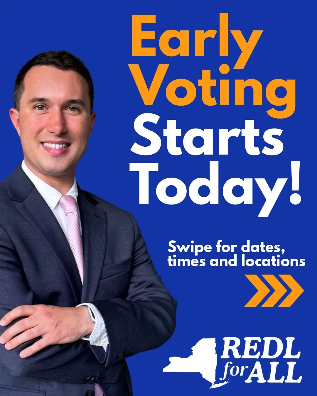 Voting is almost over for today but you can still vote early all week (until November 2nd).
#redlforall