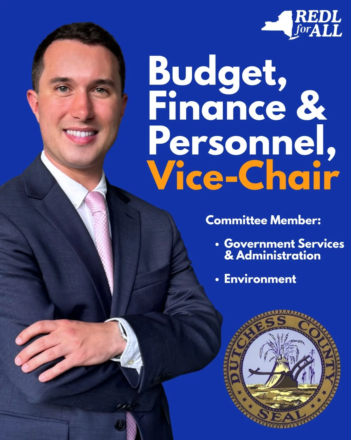 Happy to announce I will be serving as Vice Chair of Budget, Finance &amp; Personnel, and as a member of the Government Services &amp; Administration and Environment Committees!