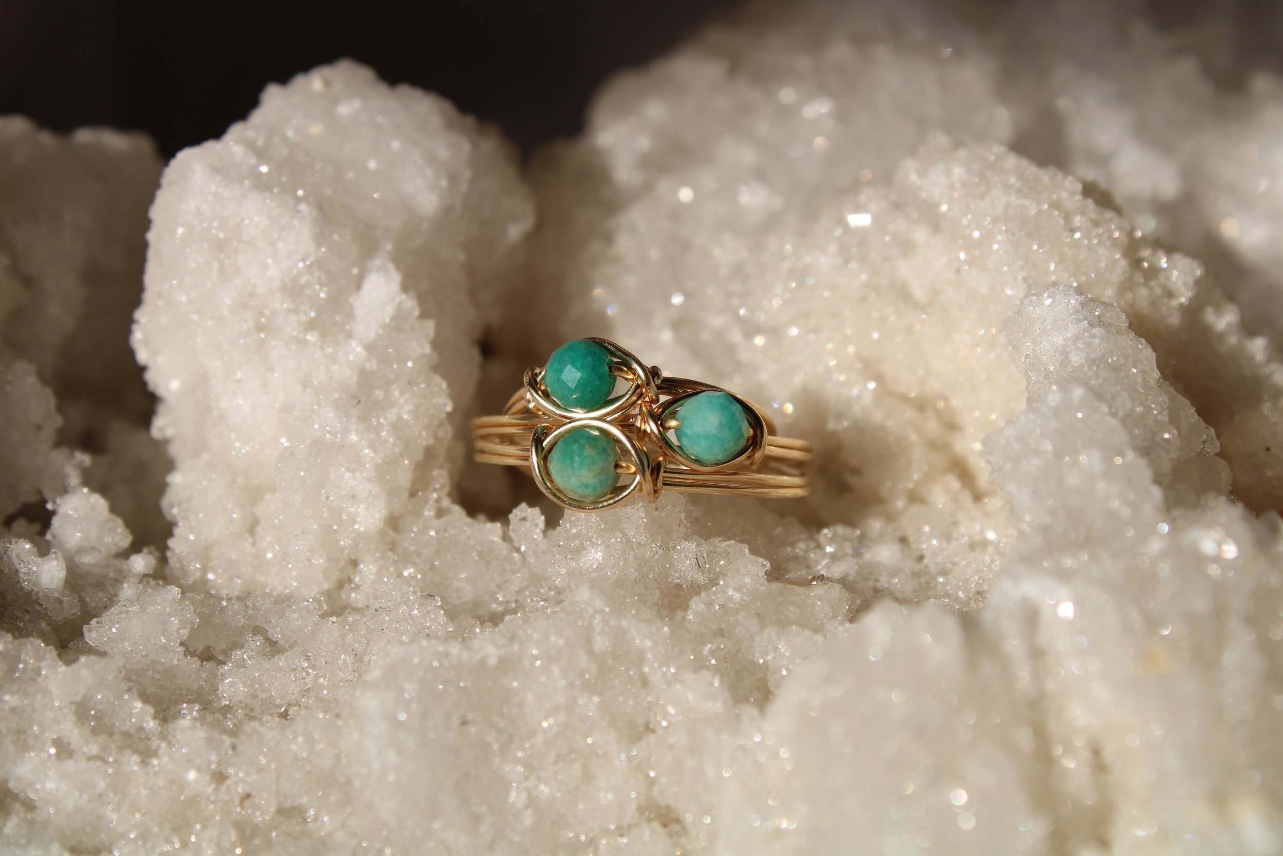 Amazonite 14k Gold Fill Ring