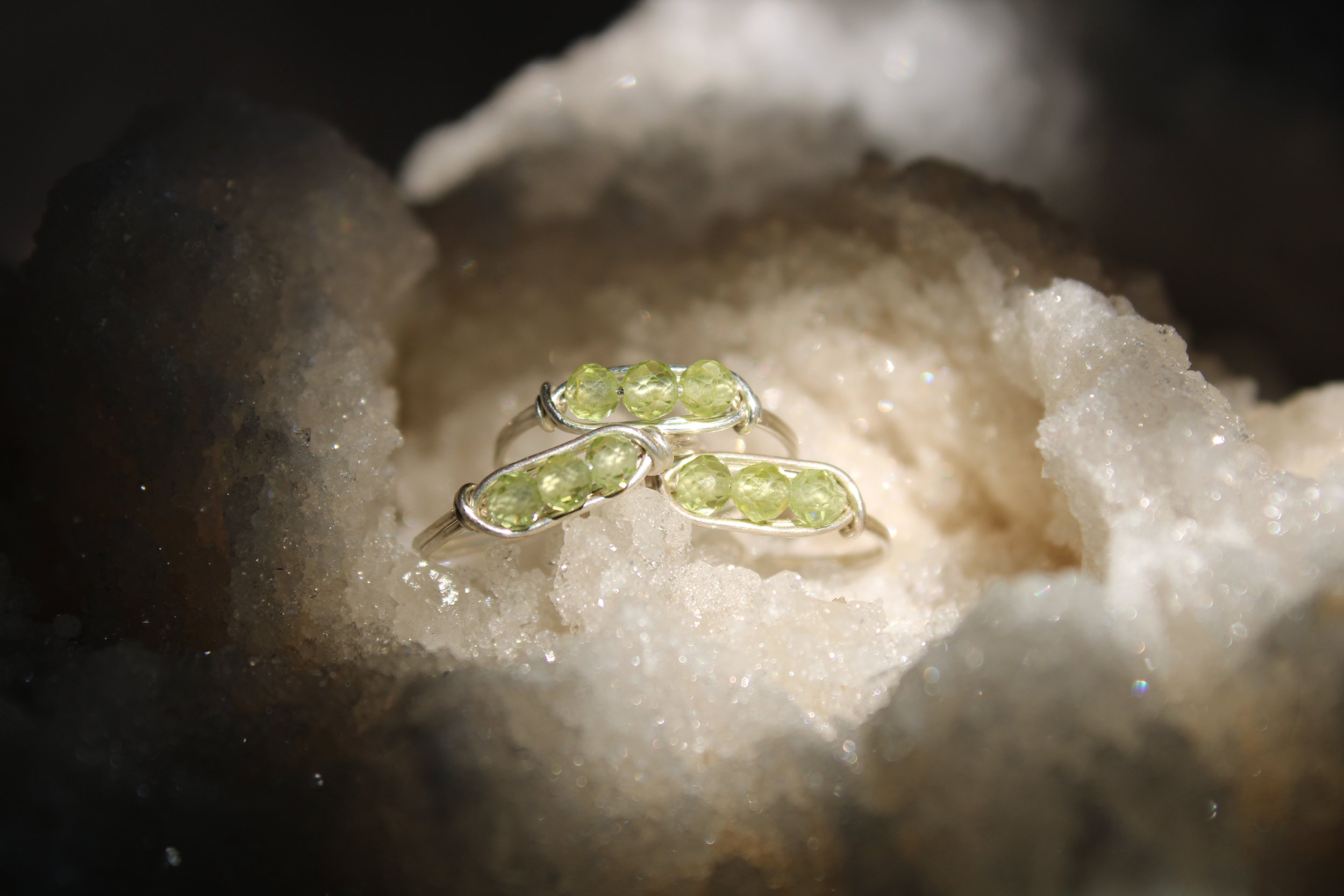 Peridot Sterling Silver Ring