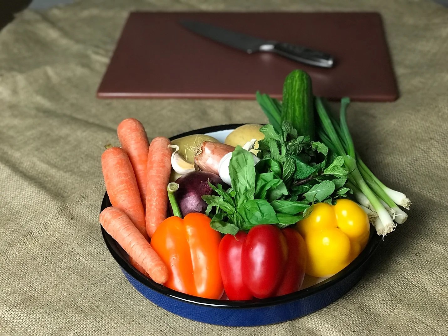 Everyday vegetables in a bowl