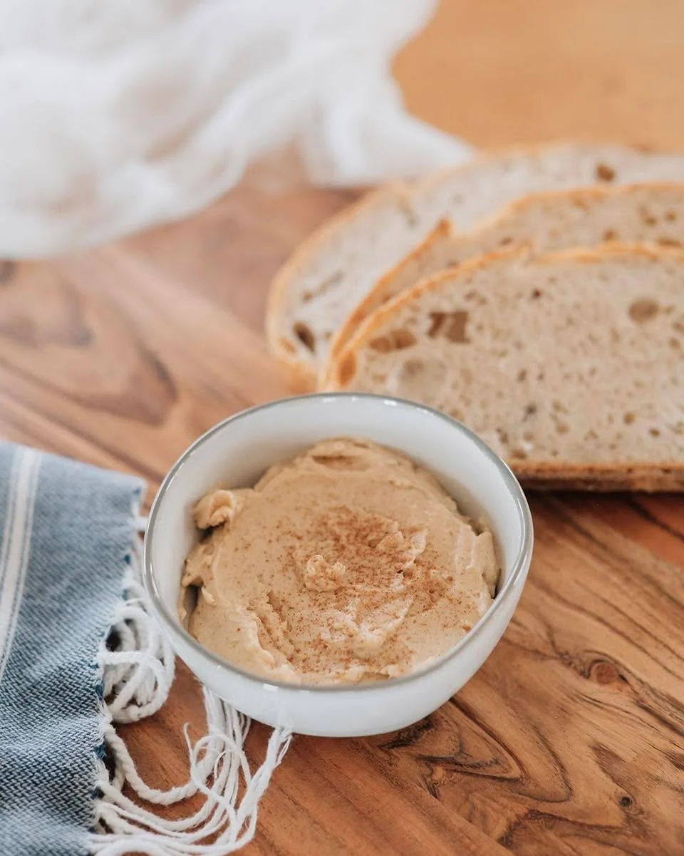 Everyone&rsquo;s had Cinnamon Honey Butter&hellip; but have you tried ours? 
Whipped organic butter, local honey, and finished with a generous dash of cinnamon. 
It&rsquo;s just the right sweetness, silky smooth, and the perfect way to finish off a s