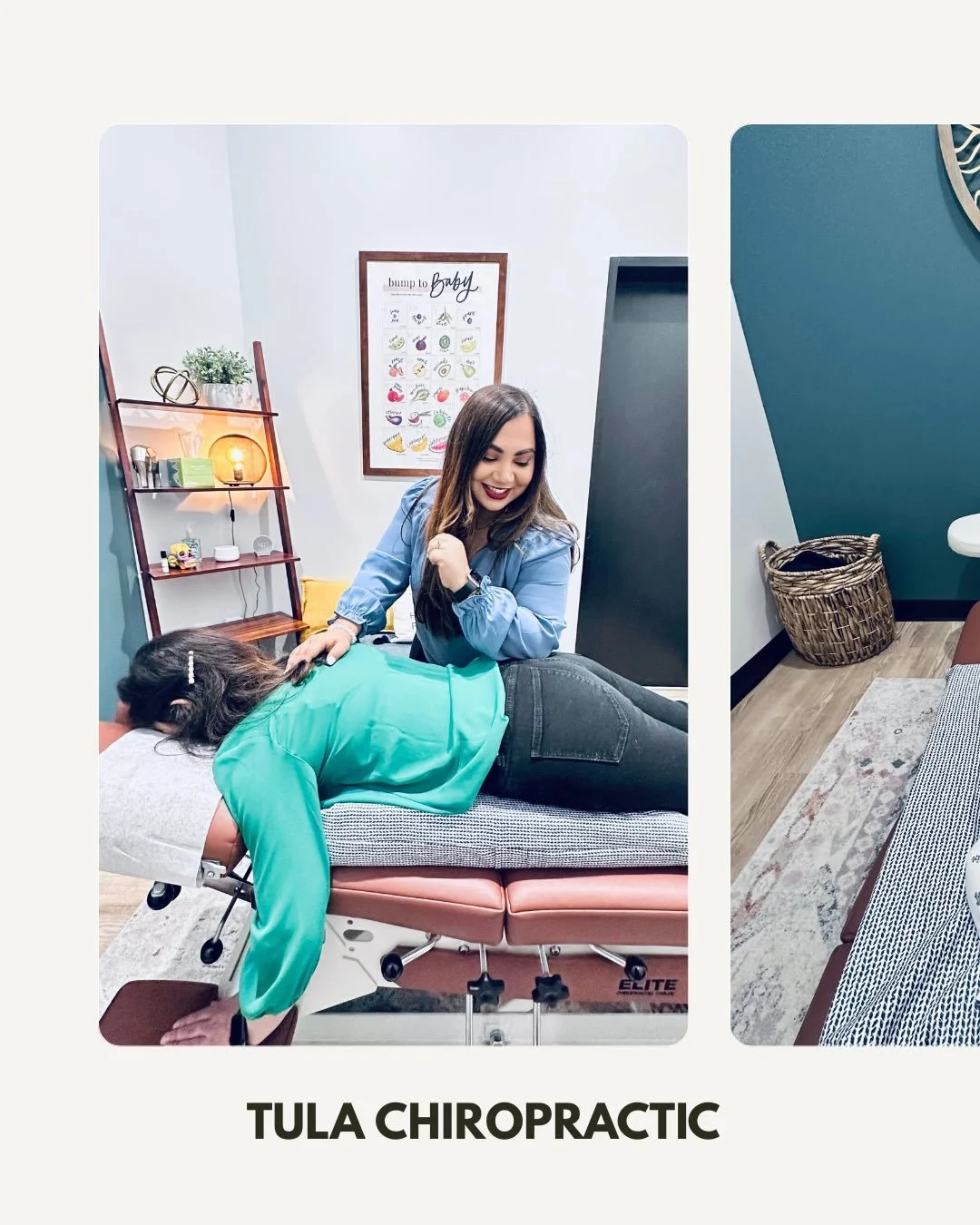 Tula isn&rsquo;t your average chiropractic office &mdash; and we&rsquo;re proud of that.

We believe care should feel warm, personal, and actually effective. Every visit includes focused adjustments, gentle muscle work, and a deep respect for your bo
