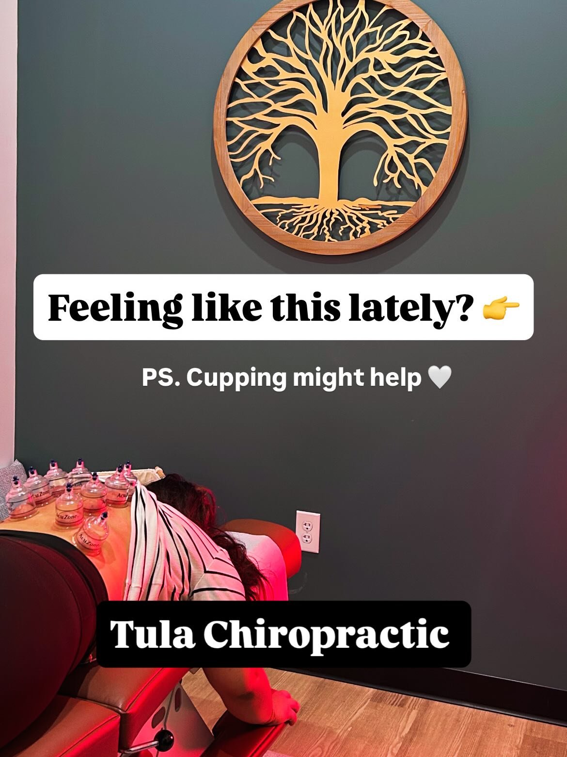 Sometimes the muscles and fascia need a little extra support. 🤍 Especially when tissue has been tight for months (or even years).

🍀Cupping works differently than massage. Instead of pressing into the muscle, it gently lifts the tissue. This decomp