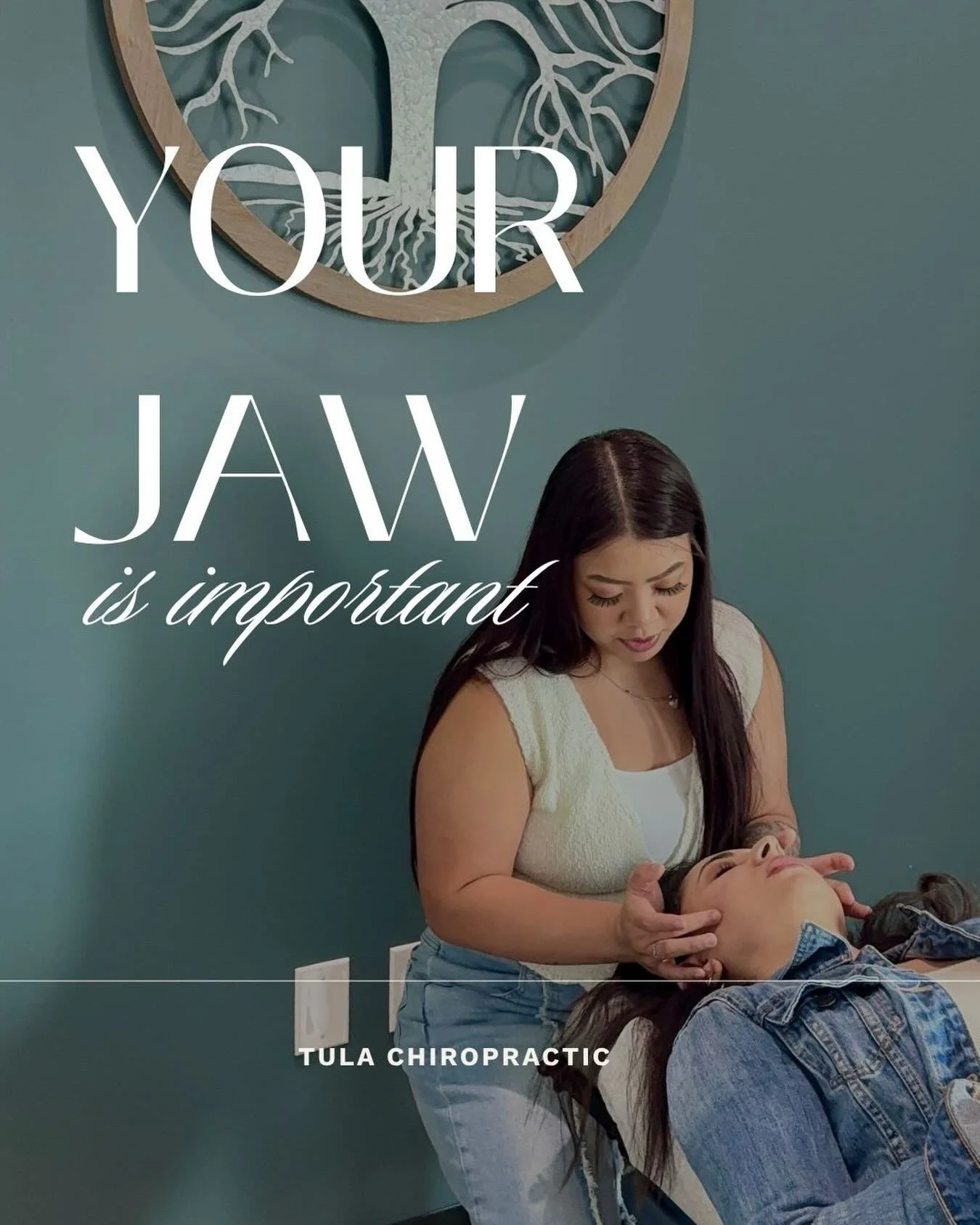 Migraines during pregnancy are often brushed off as just hormones, but that is not always the full picture ✨

One thing we look at often is the jaw.

A lot of moms are holding way more tension there than they realize, especially if they clench, grind