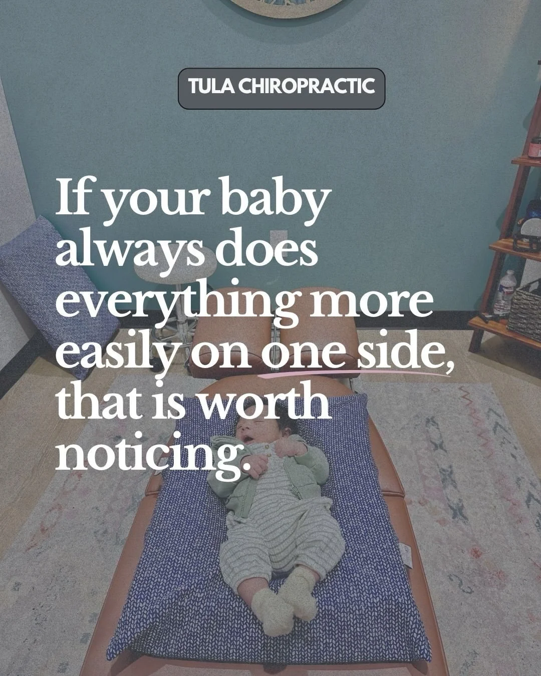 Sometimes parents notice their baby seems to do the same thing over and over again, and they are not wrong for picking up on it.

Maybe baby always looks one way. Maybe feeding feels easier on one side. Maybe their body keeps curving into the same li