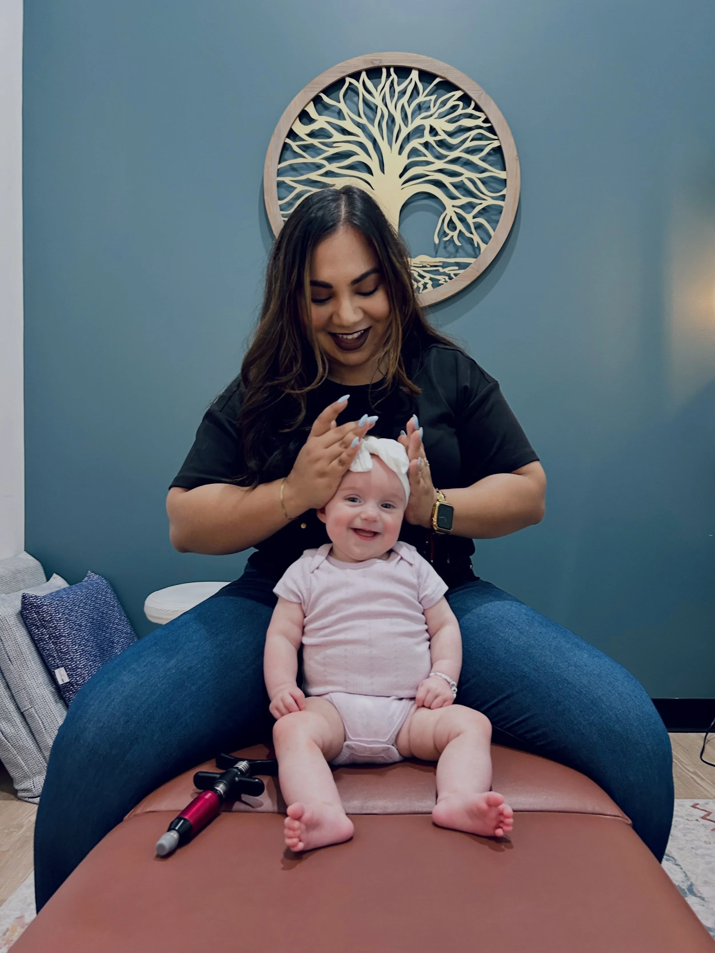 When your chiropractor is like really really funny 😆

We know Dr. A&rsquo;s jokes are cheesy and we love them!

But seriously though, baby adjustments are gentle, specific, and designed to support their growing body as they adapt to life outside the