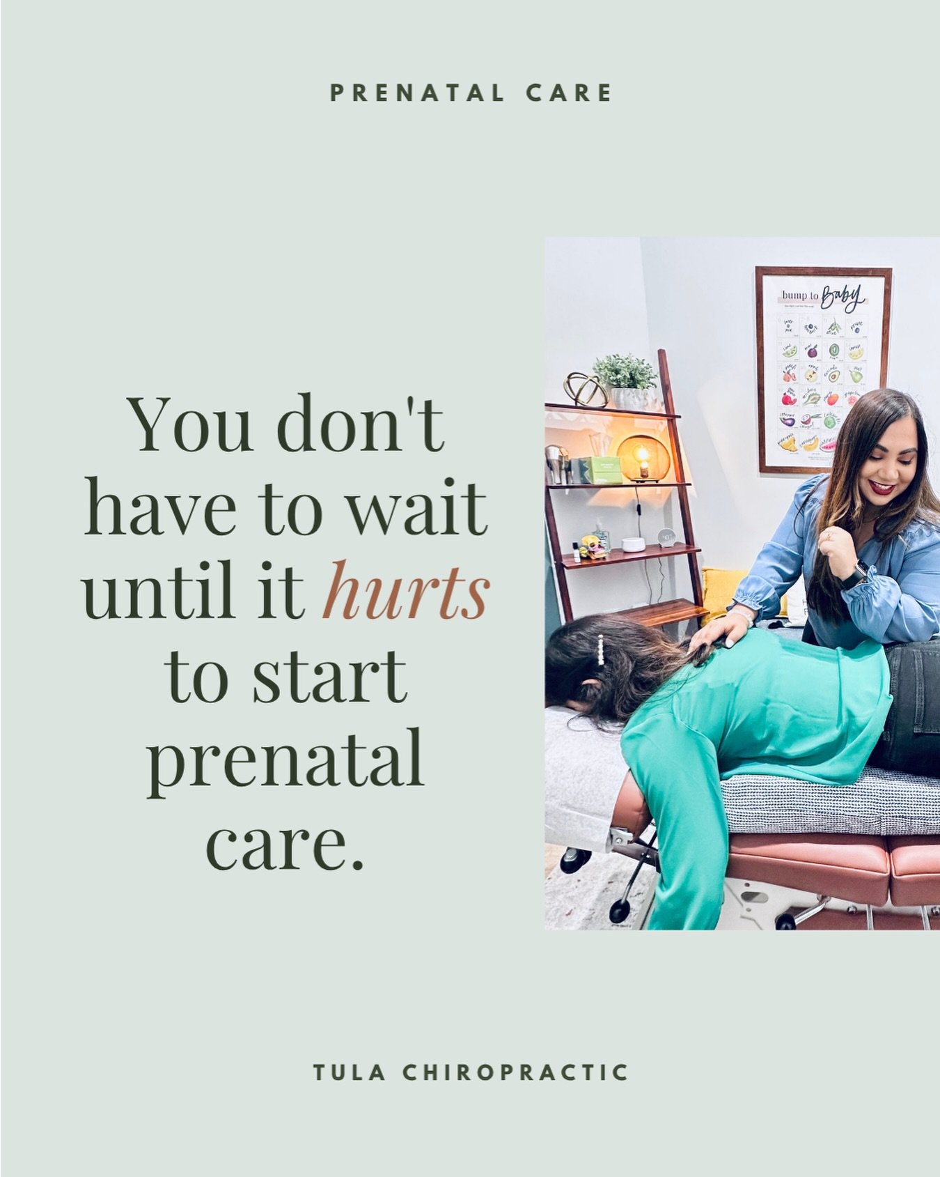 You don&rsquo;t have to wait until it hurts to start prenatal care, mama. 🤰

So many moms come in for the first time when something is already flaring. And we&rsquo;re so glad they do. But care in pregnancy isn&rsquo;t only for the hard days. Starti