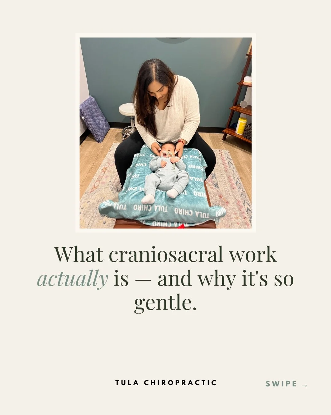 Let&rsquo;s talk about craniosacral work, one of the quiet stars of a Tula visit. 🤍

It surprises people because it&rsquo;s so gentle. Light, hands-on work that helps your nervous system settle, often barely more than a resting touch. No cracking, n