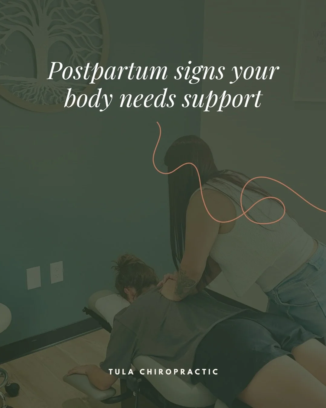 The baby is finally down. The house is quiet. And you realize your neck has been screaming since the second feeding, your wrist catches every time you lift her, and your low back has not felt like yours since before the birth. 🤍

None of that is &ld