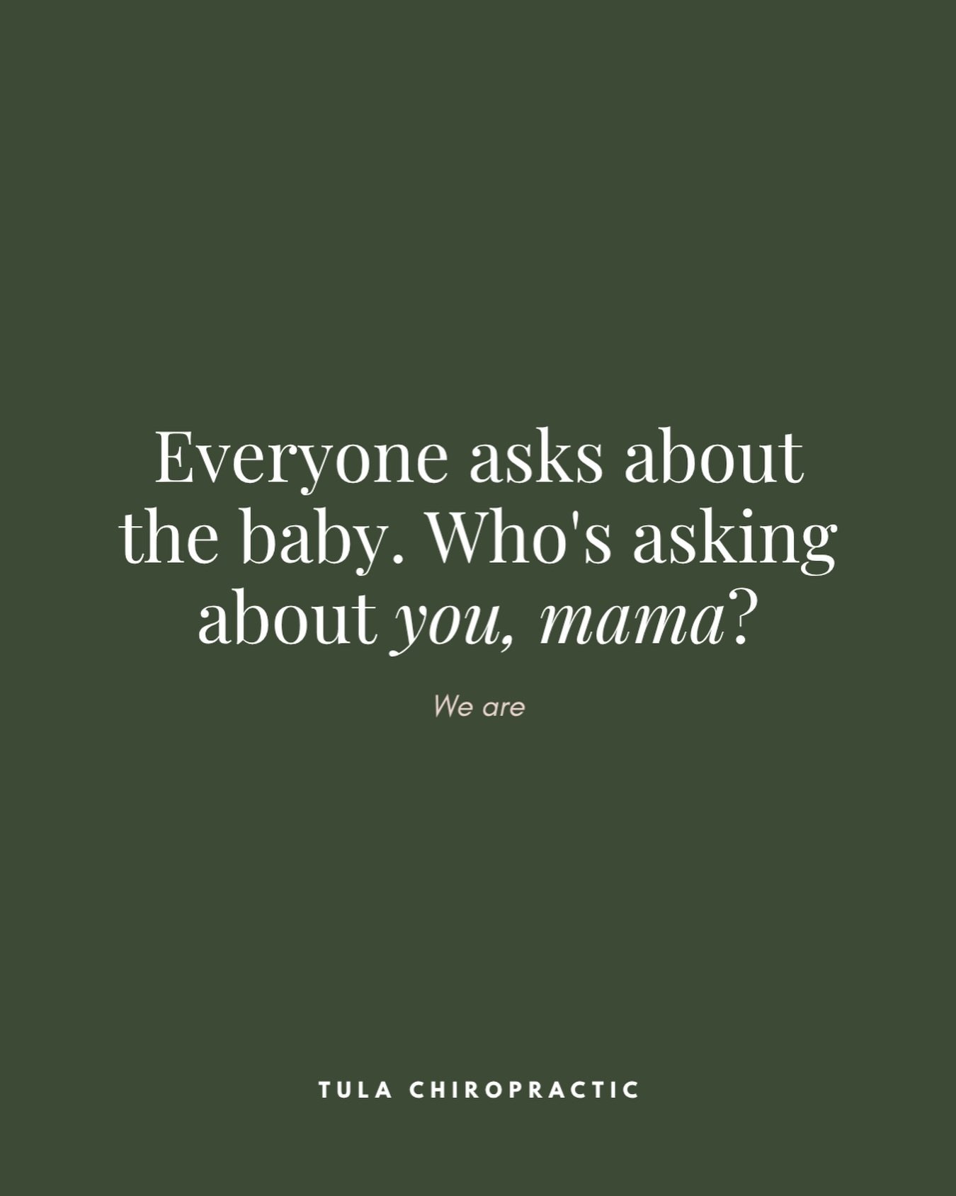 Every visitor, every text, every check-in points toward the baby. And you love that. 🤍 

But somewhere in it, the woman who grew and birthed and is now feeding that baby can go a whole week without one person asking how she is actually doing.

Your 