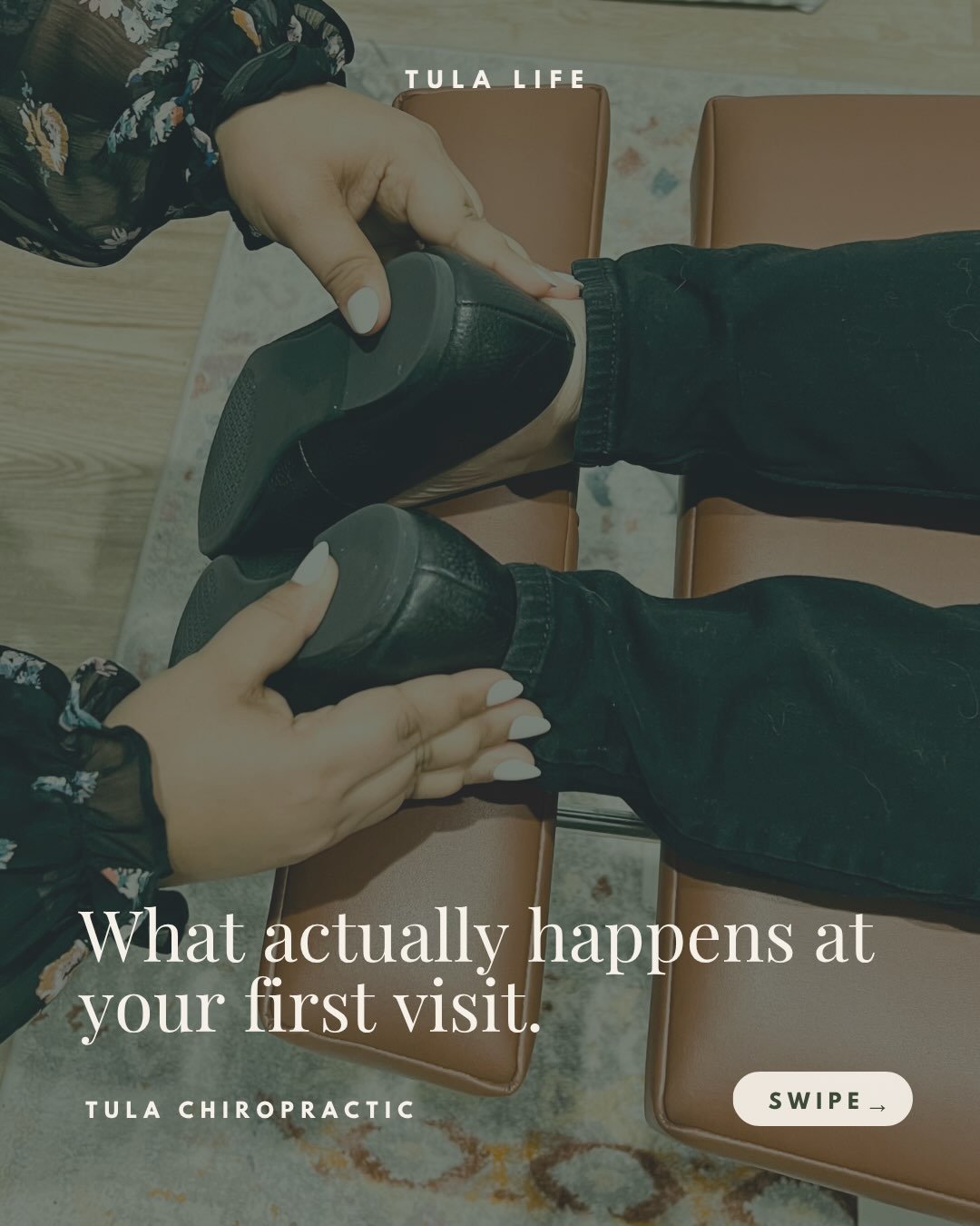 First visits get overthought a lot. Here&rsquo;s the honest version: we talk, we assess, then we treat, all in the same hour, adjustment, muscle work, and craniosacral therapy included, not billed separately.

Book anytime at tulachiro.janeapp.com, l