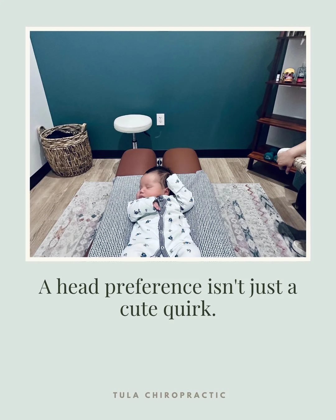You&rsquo;ve probably noticed it. Baby always looks one way in the car seat. Always nurses easier on one side. Always sleeps with their head turned the same direction.

It&rsquo;s easy to call it a preference and move on. Sometimes that&rsquo;s all i
