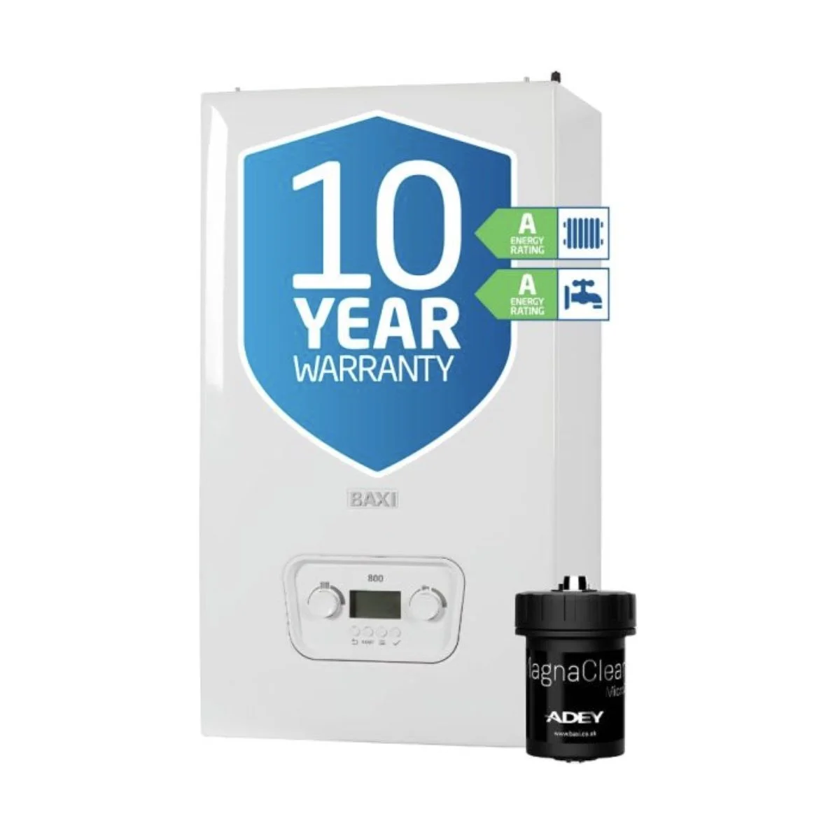 Baxi boiler installation with 10-year warranty by Gas Safe engineer in Greater Manchester