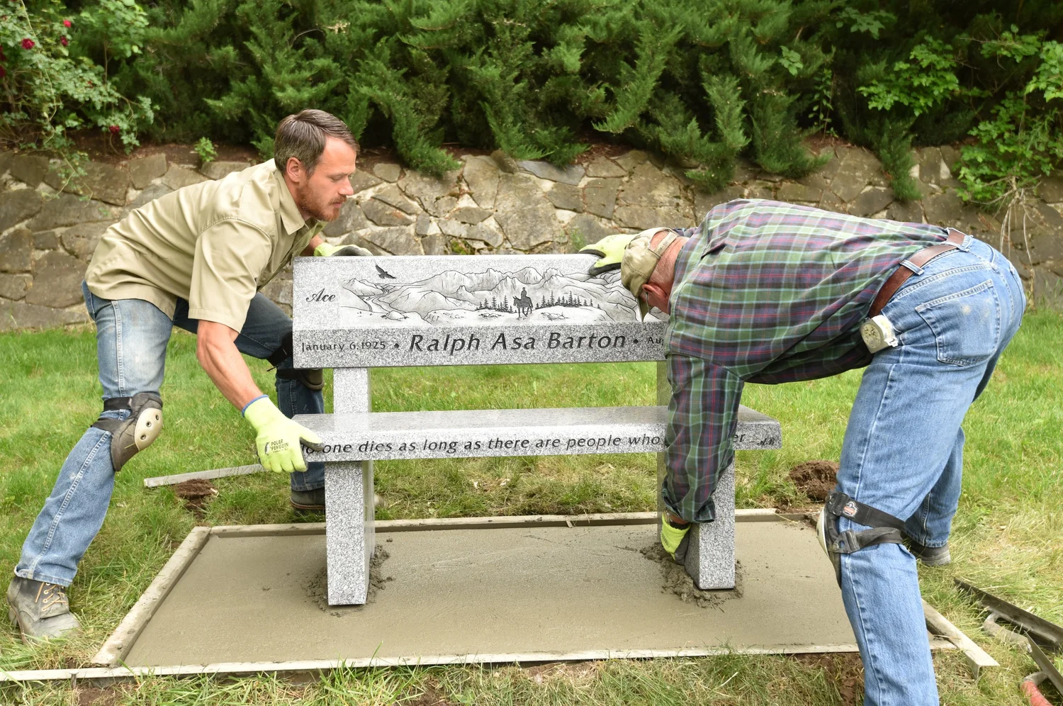 Benches — Boise Valley Monument Co.
