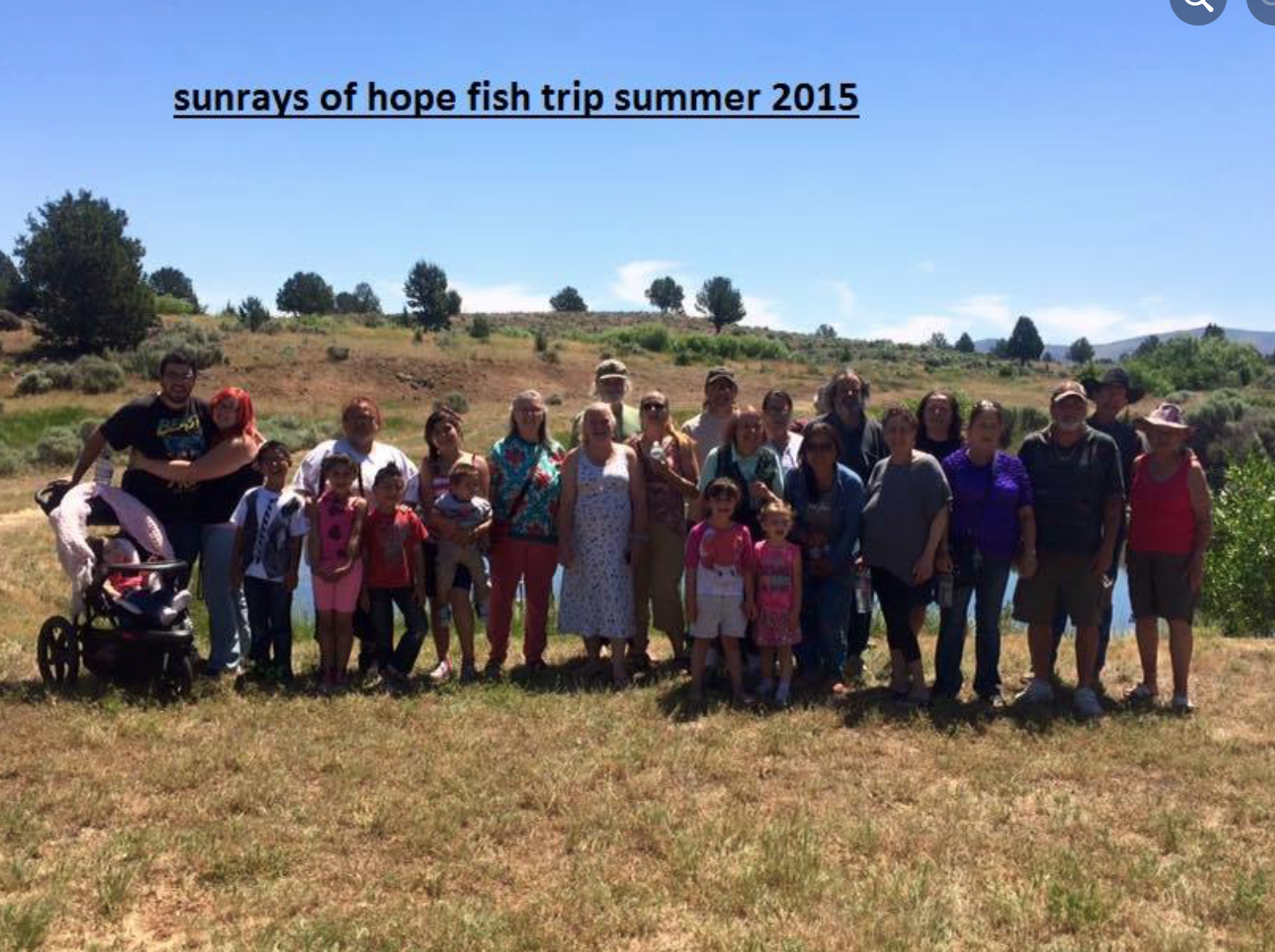 Sunrays of Hope Fishing 2015