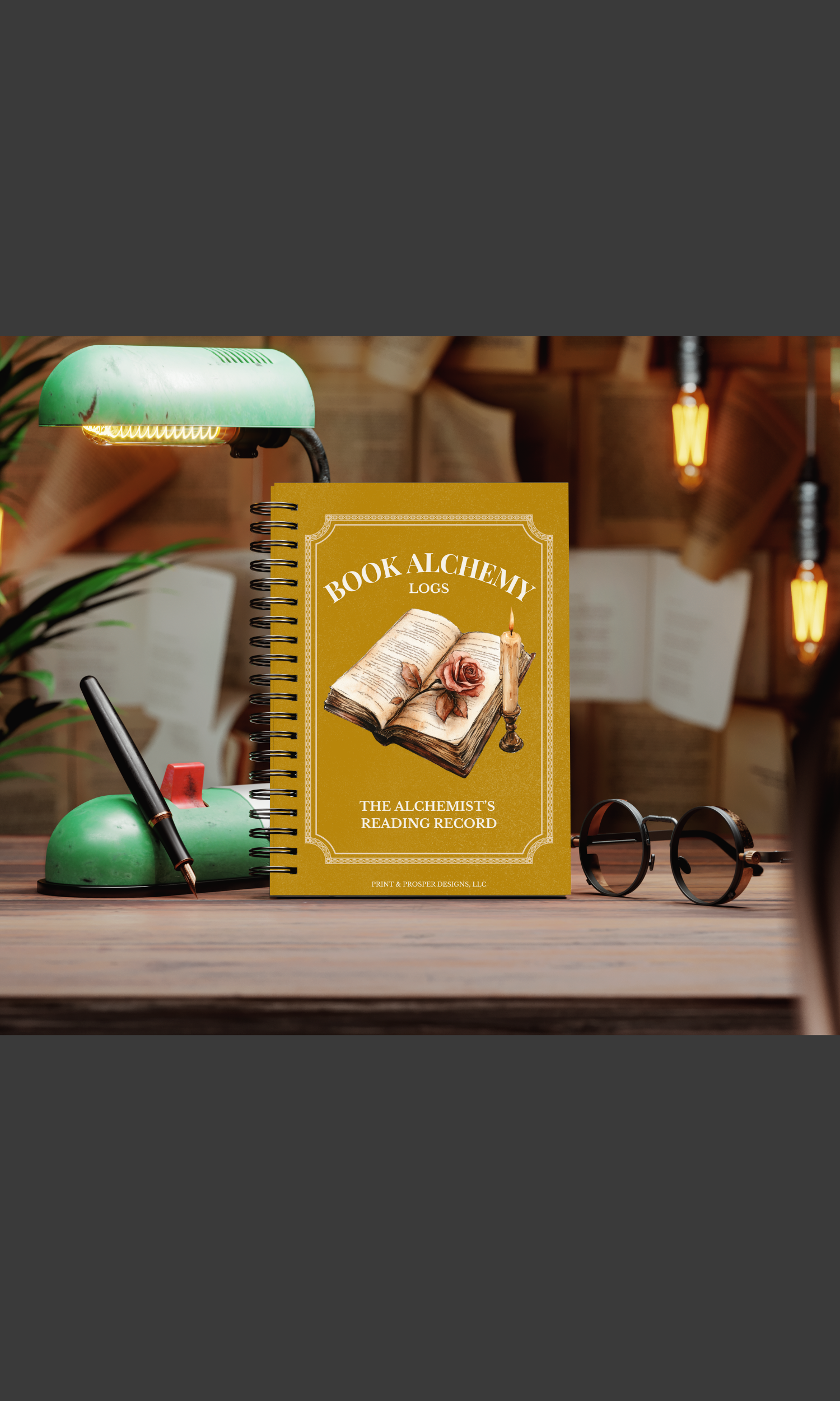 Book Alchemy Log | Transformational Reading Record (Digital Download)