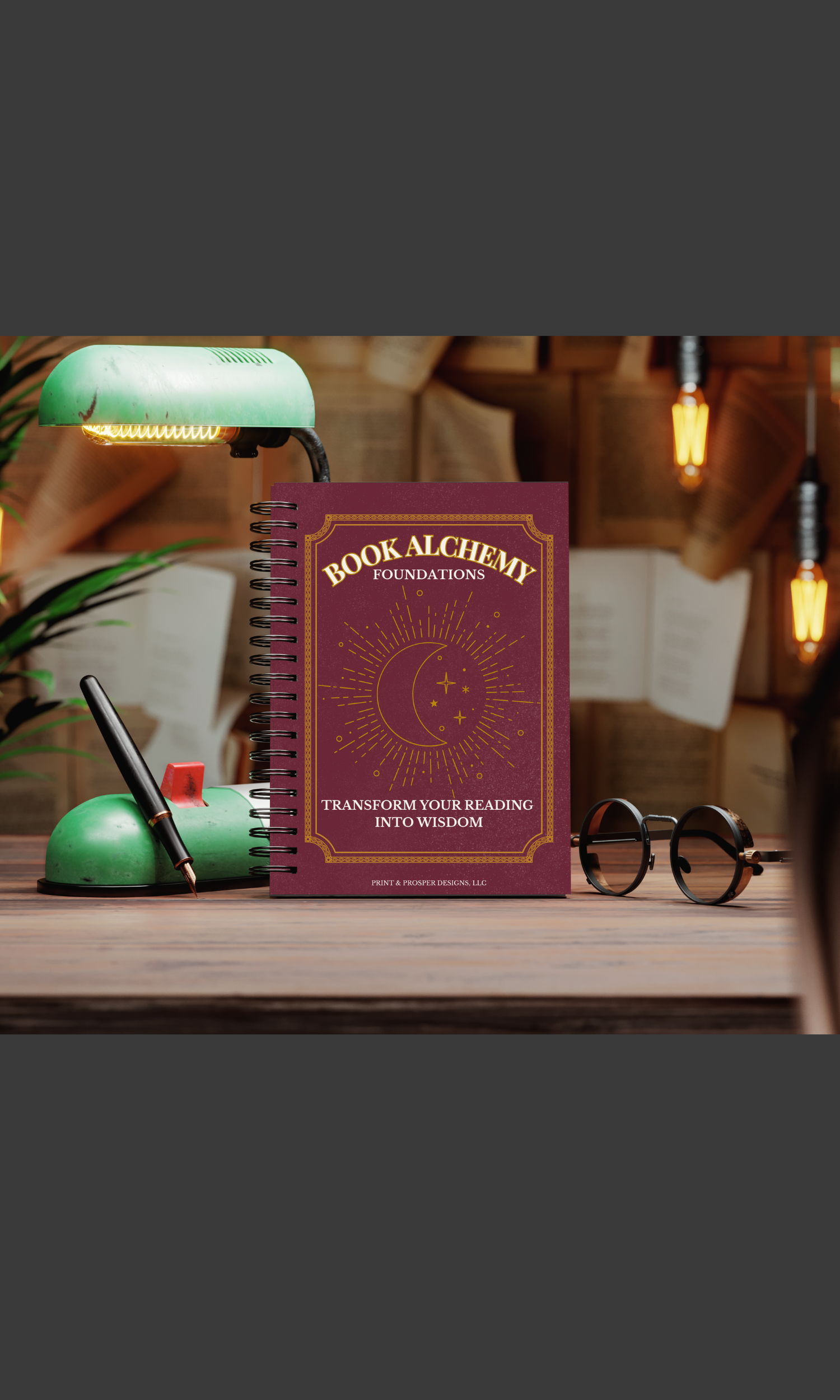 Book Alchemy Foundations Guide | Transformational Reading (Digital Download)